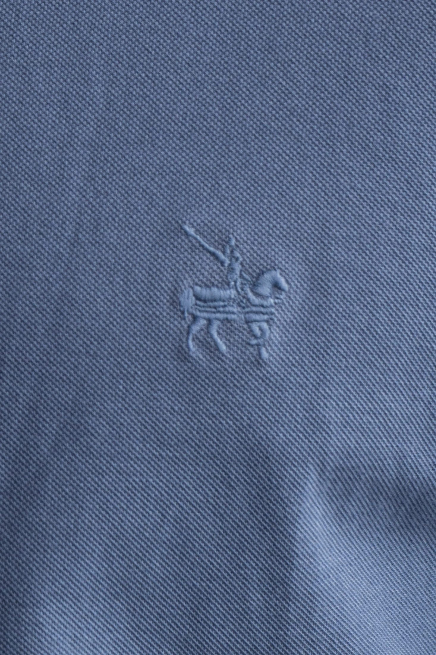 Camisa Micro Pique Hombre Azul Petroleo - imagen 3
