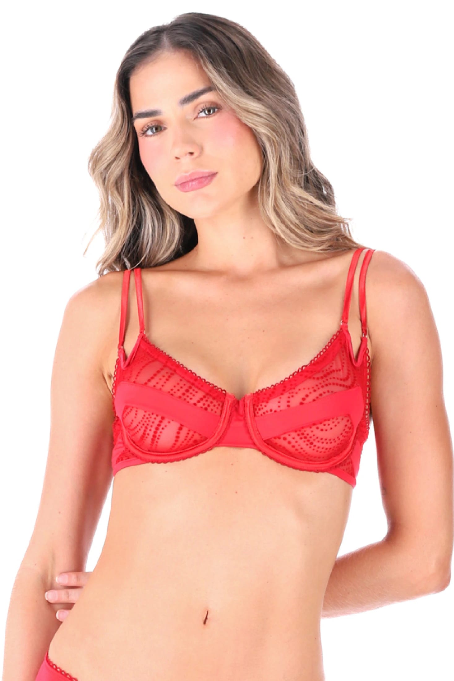 BRA ARO SIN COPA ELLIPSE ECOS ROJO - imagen 1