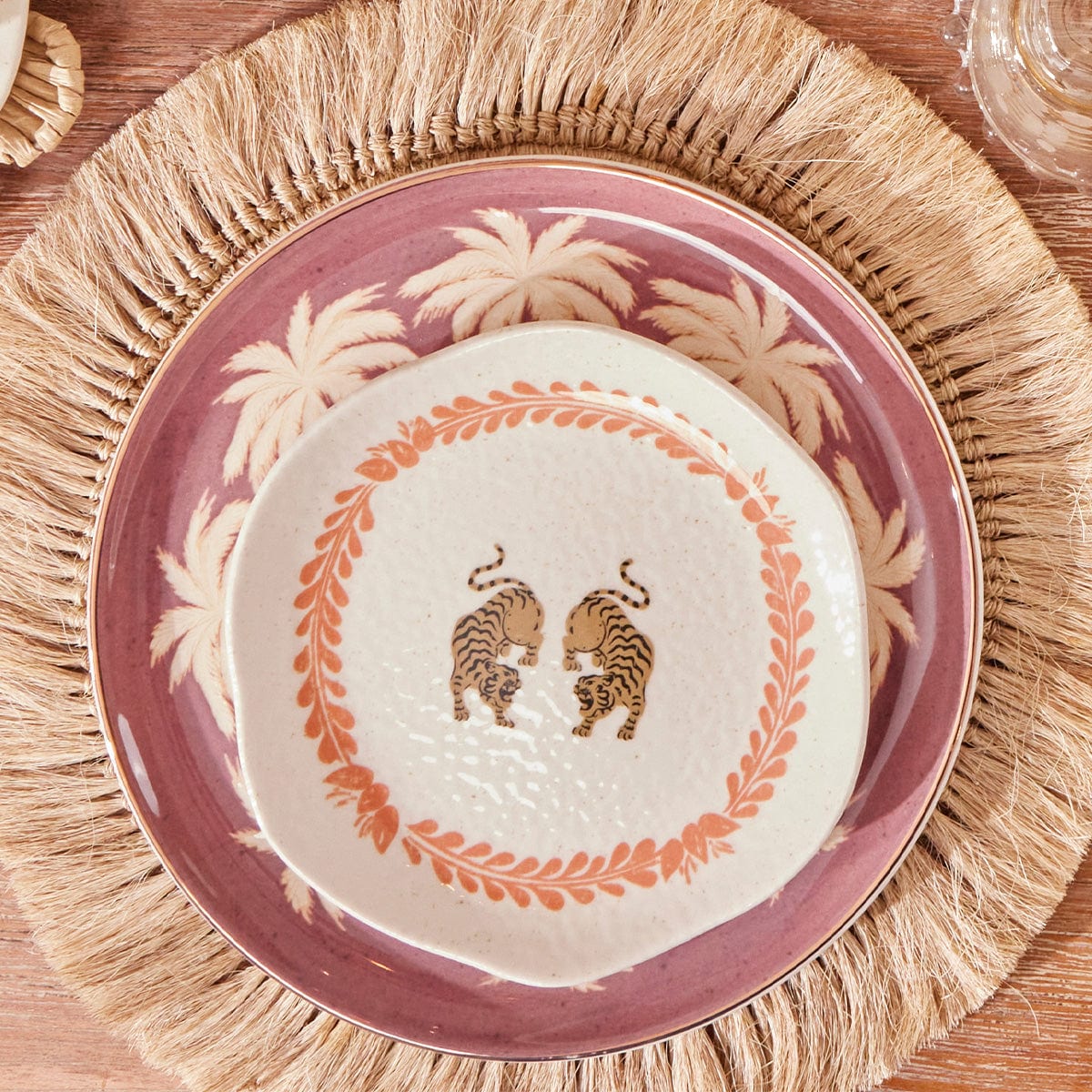 Plato Postre 19.8cm Tigres Corona x Malai - imagen 3