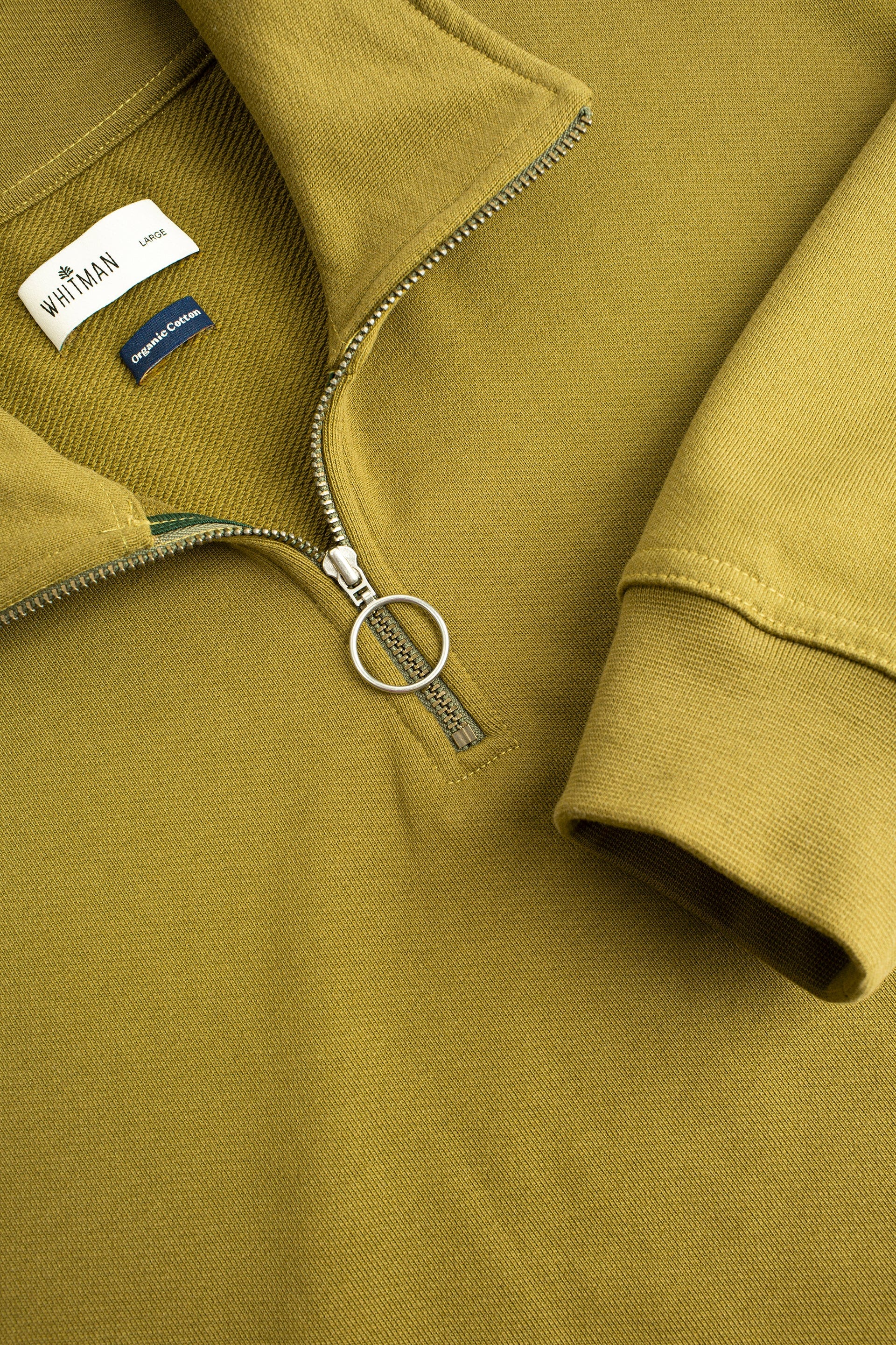 Buzo H Half Zip Oliver Verde Olive - imagen 3