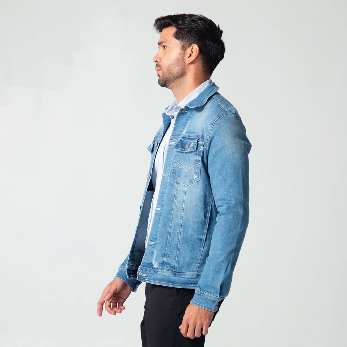 Chaqueta Clasica Denim Slim Rkd - imagen 4