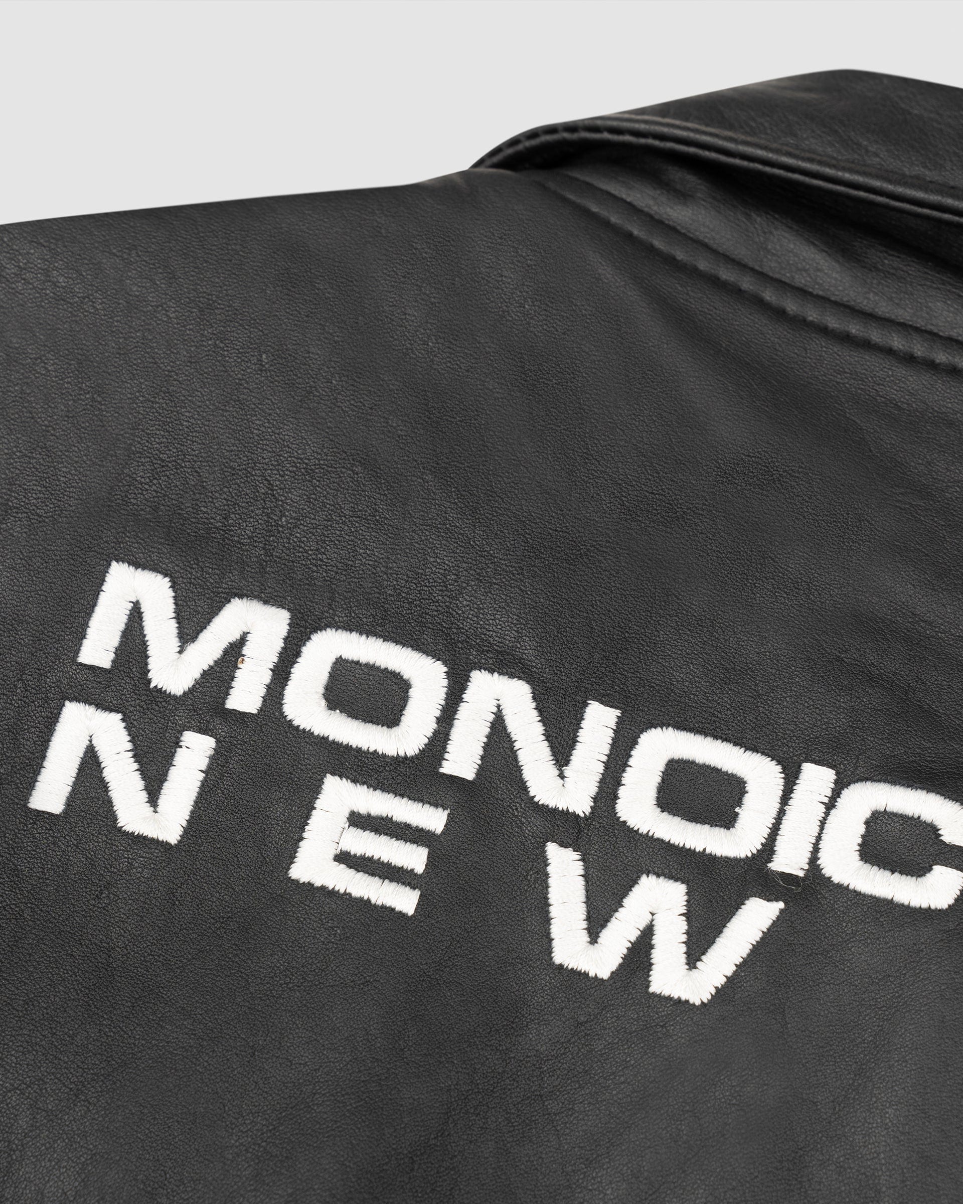 Edición Limitada | Chaqueta de Cuero Aviador - Negro - imagen 3