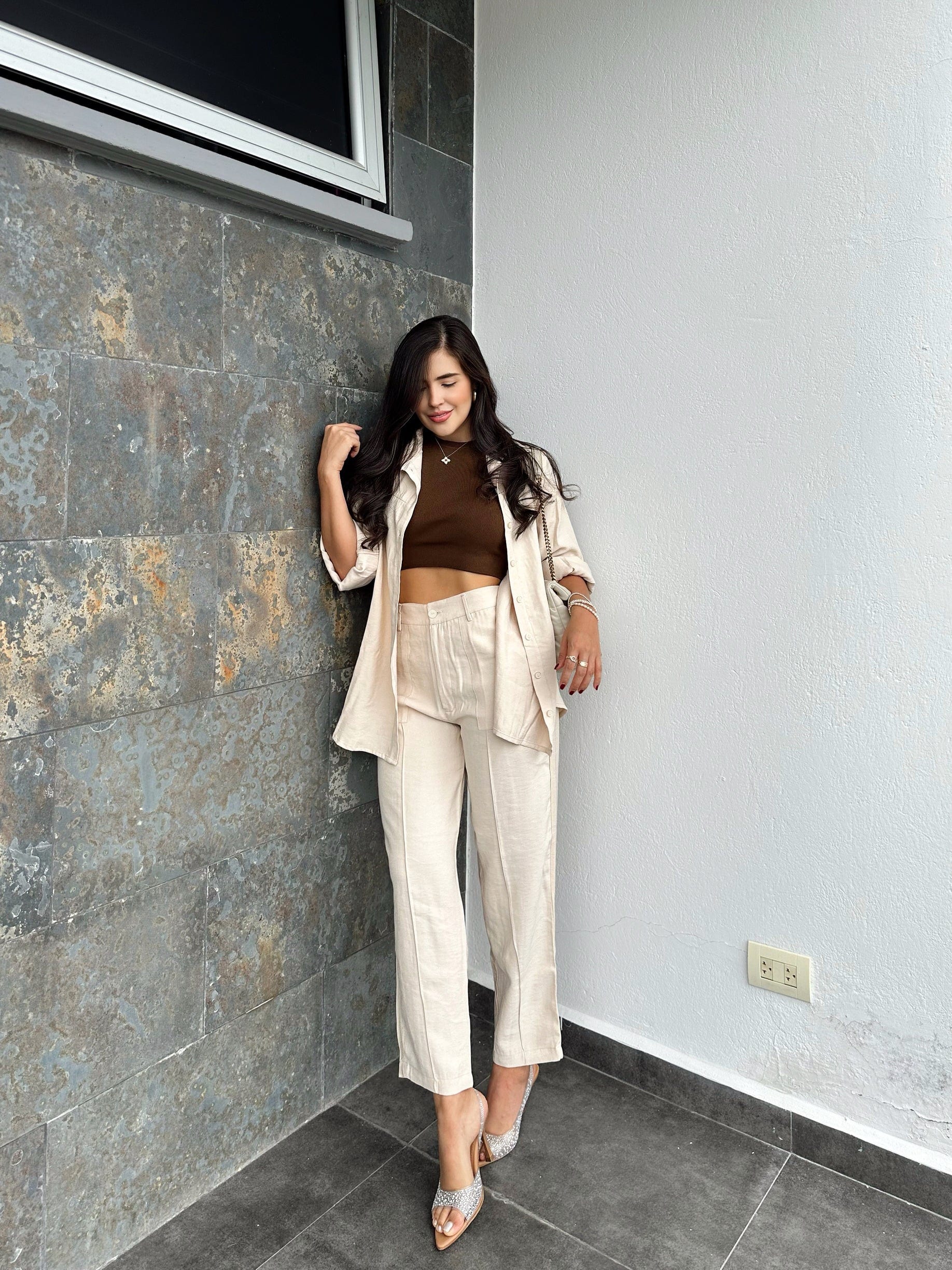 PANT ALBERTA BEIGE - imagen 2