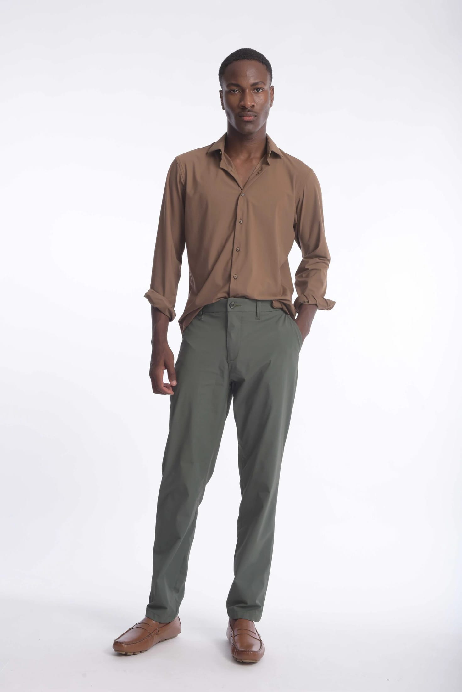Pantalón Smart Tech Verde Army - imagen 1