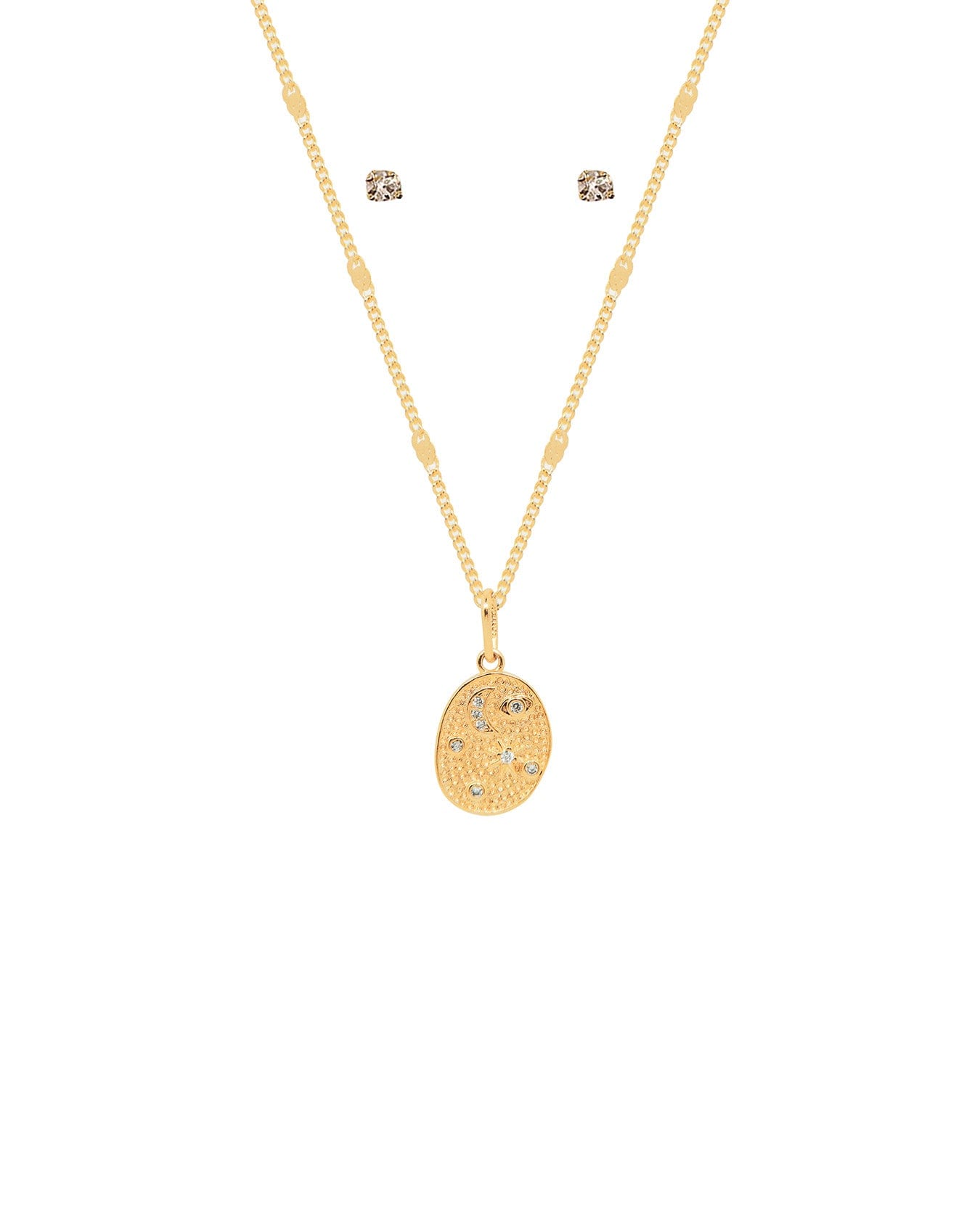 Collar Medalla Estelar Oro - imagen 1