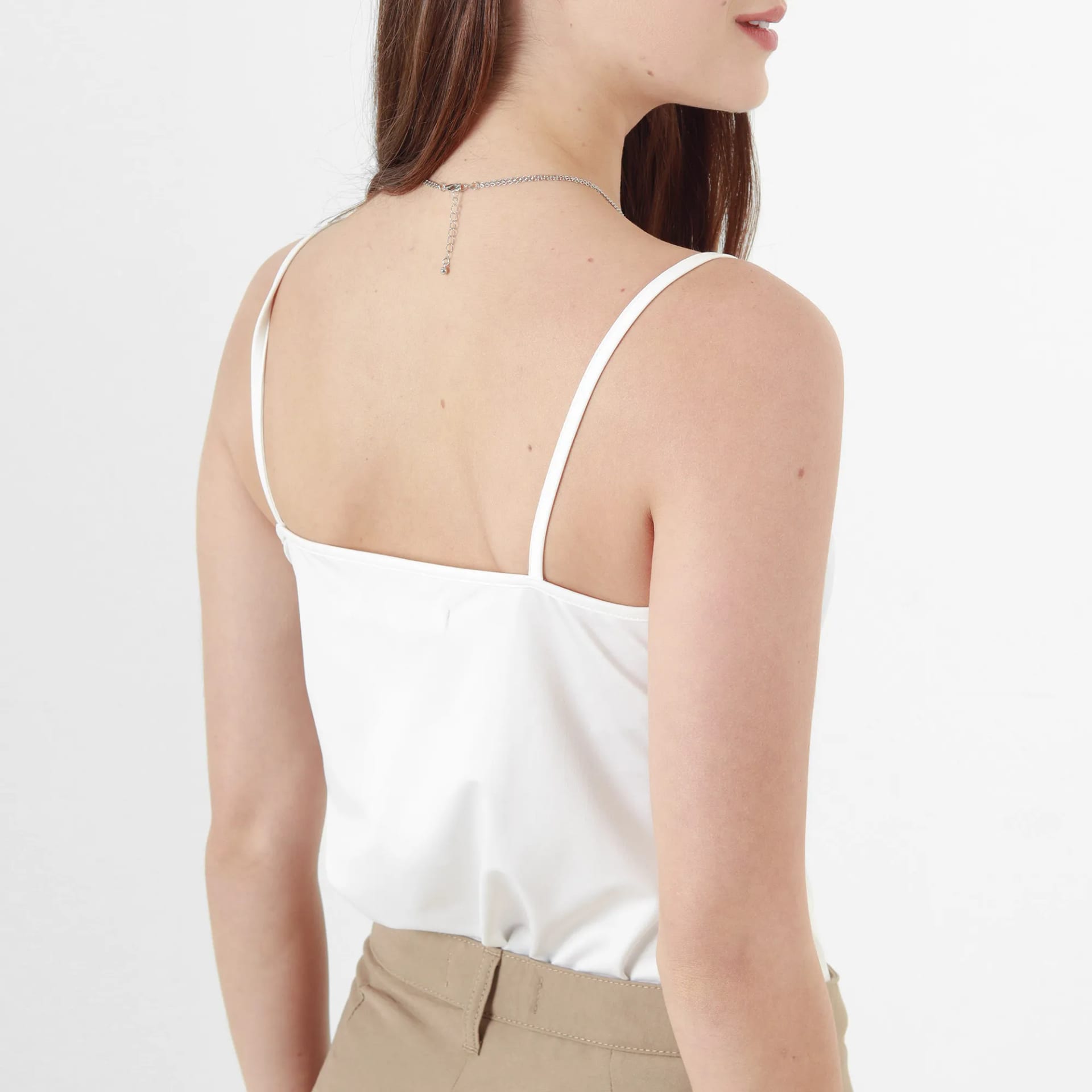 Camiseta Cuello V Manga Tiras - imagen 4