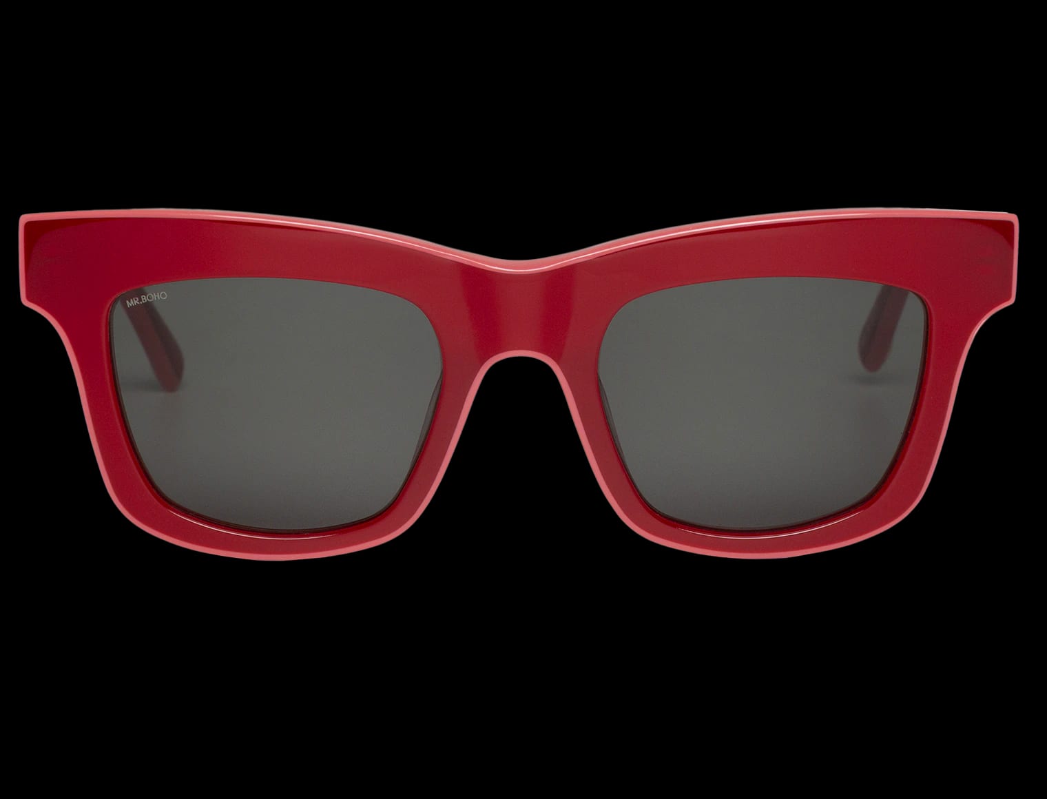 FLABELUS BY MR BOHO BOLD RED MONTAUK - WITH CLASSICAL LENSES - imagen 1