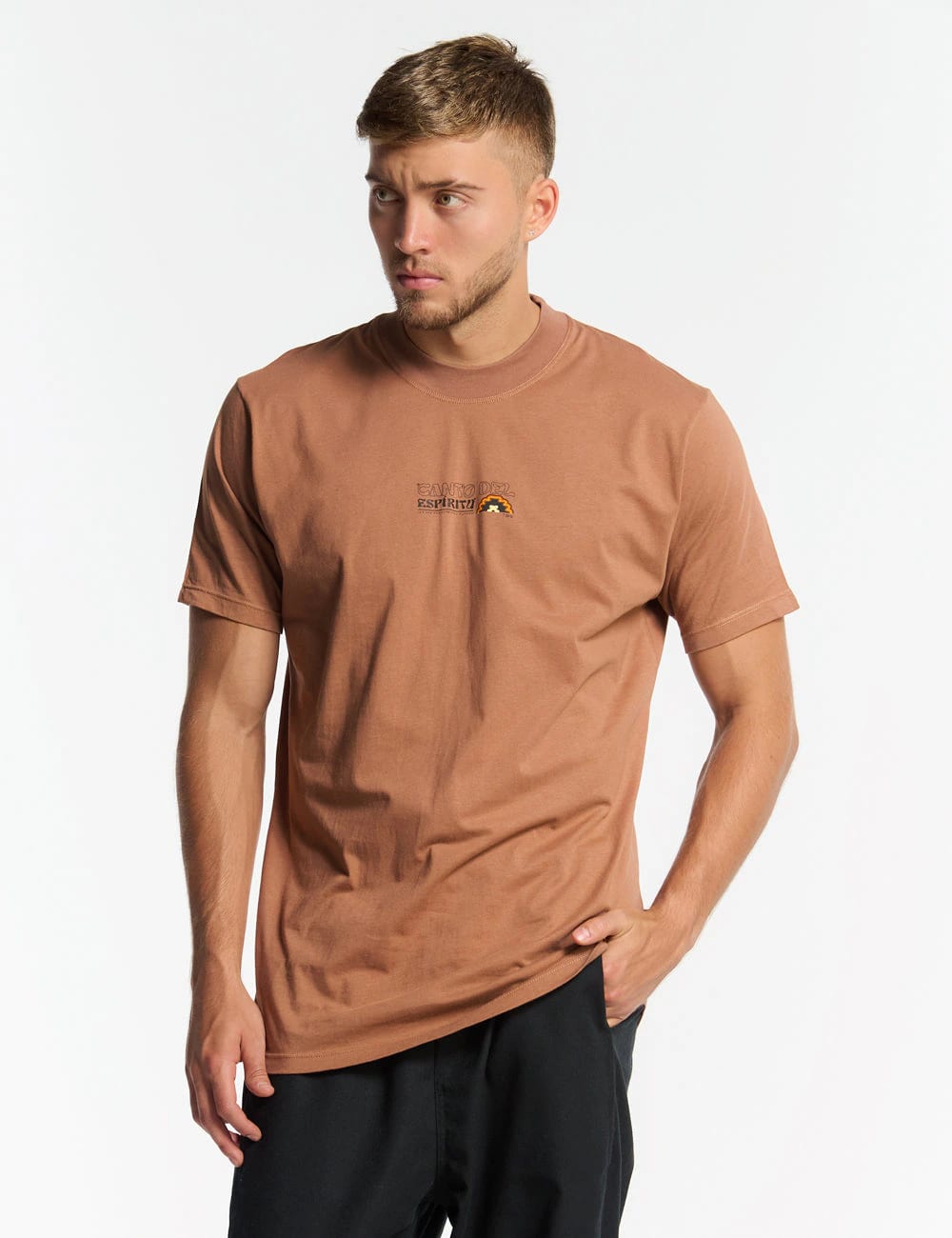 Camiseta regular fit Origen marron - imagen 7