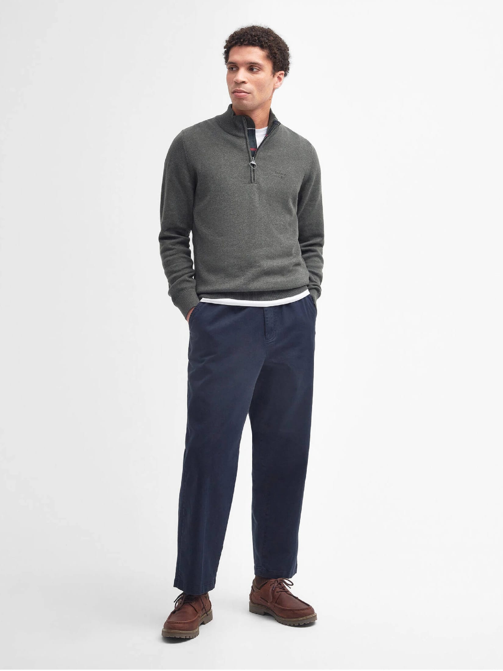 Cotton Quarter-Zip Jumper - imagen 11