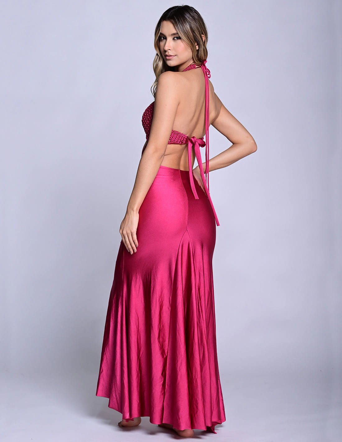 Vestido Kai Burgundy - imagen 2