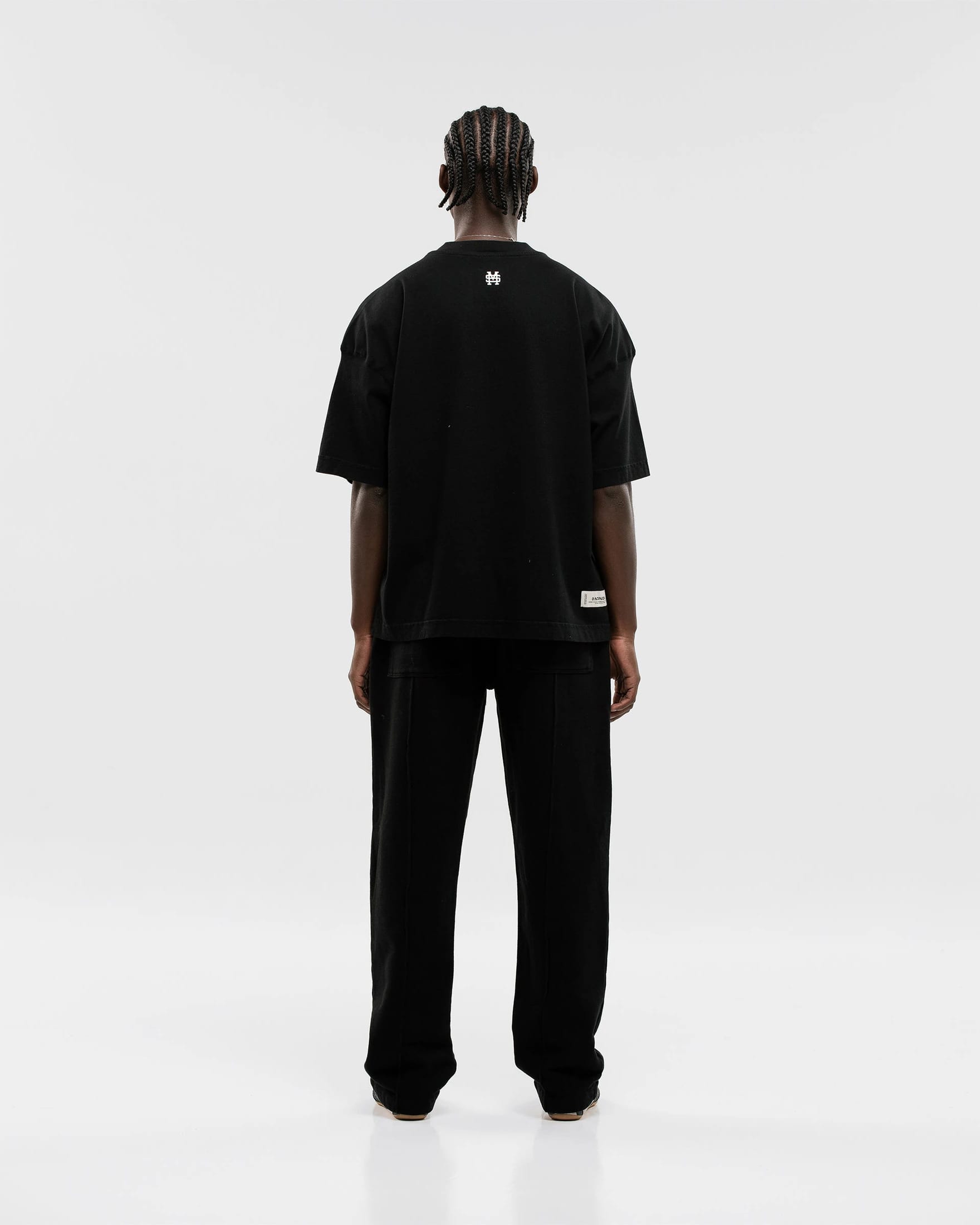 Camiseta Boxy Fit Básica V2 - Negro Oscuro - imagen 8