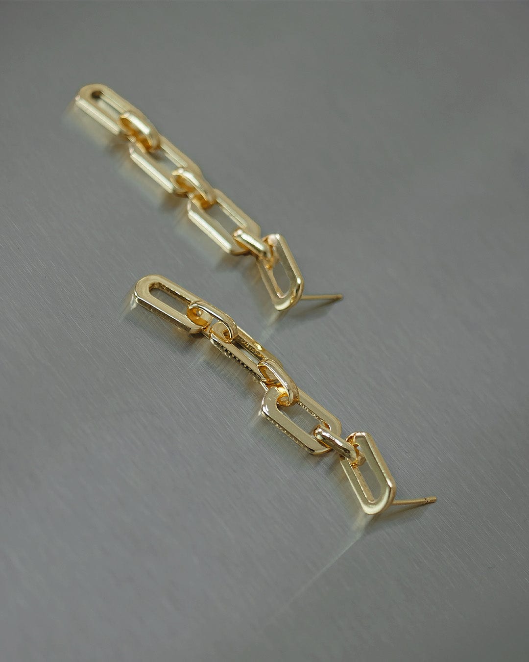 Aretes Eslabones Oro - imagen 9