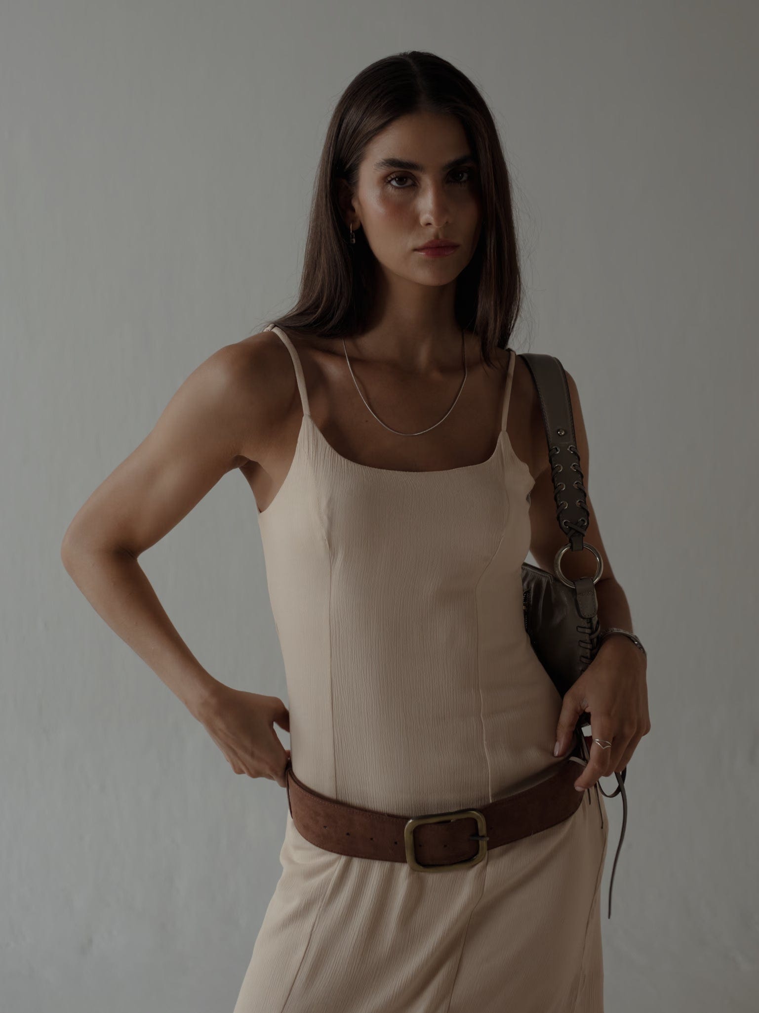 THE MINIMAL DRESS - NATURAL - imagen 11