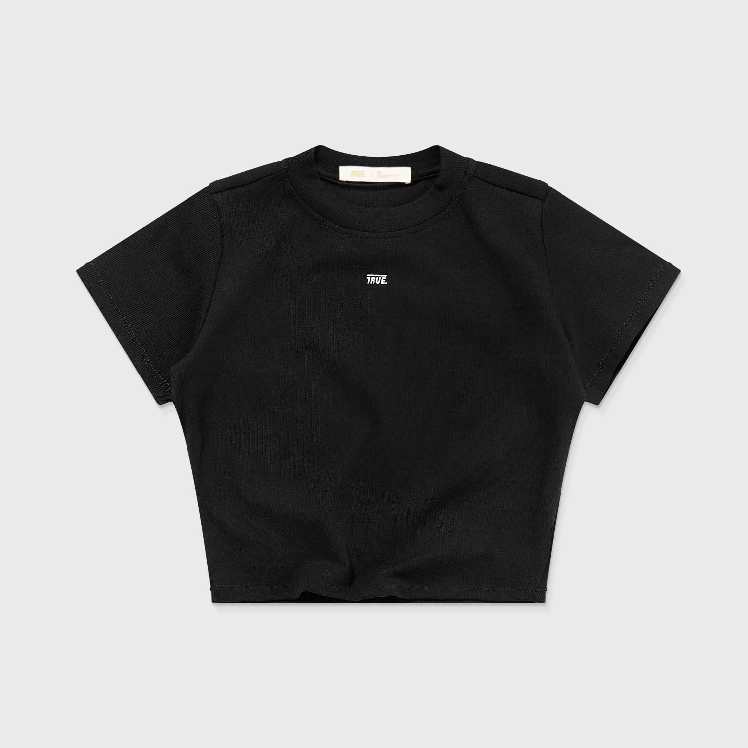 Slim Ribbed Fitted Tee - Black - imagen 7