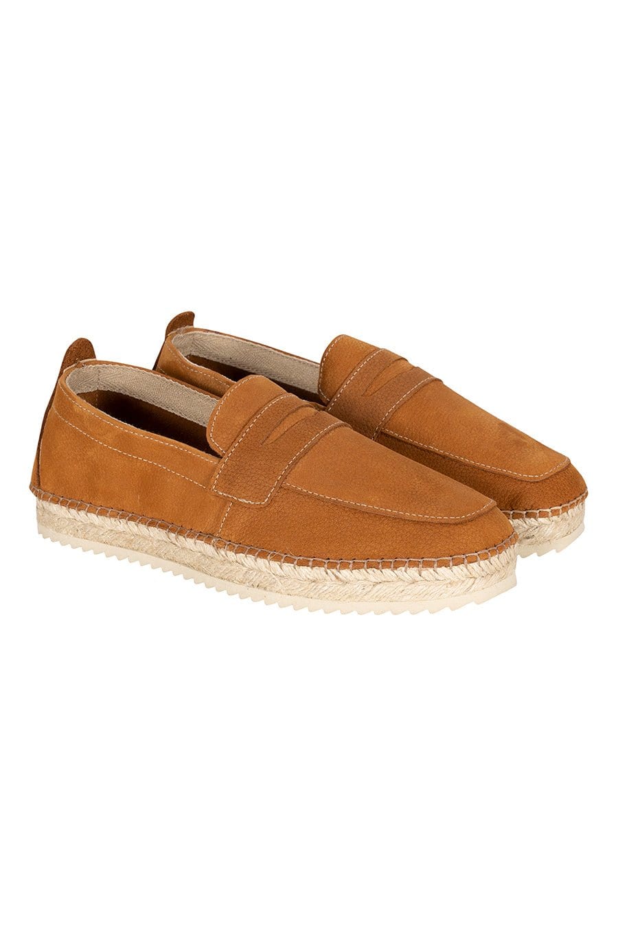 Men's leather espadrille leather masked - imagen 1