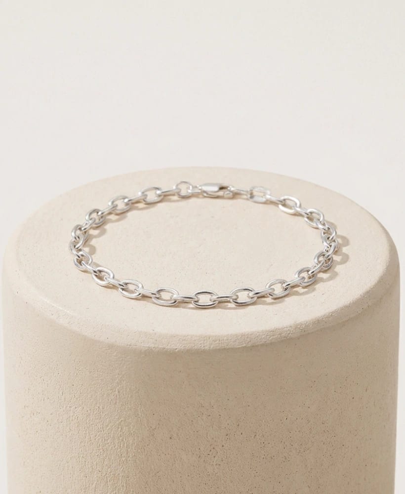 Pulsera en Plata Argollas ley 925 - imagen 2