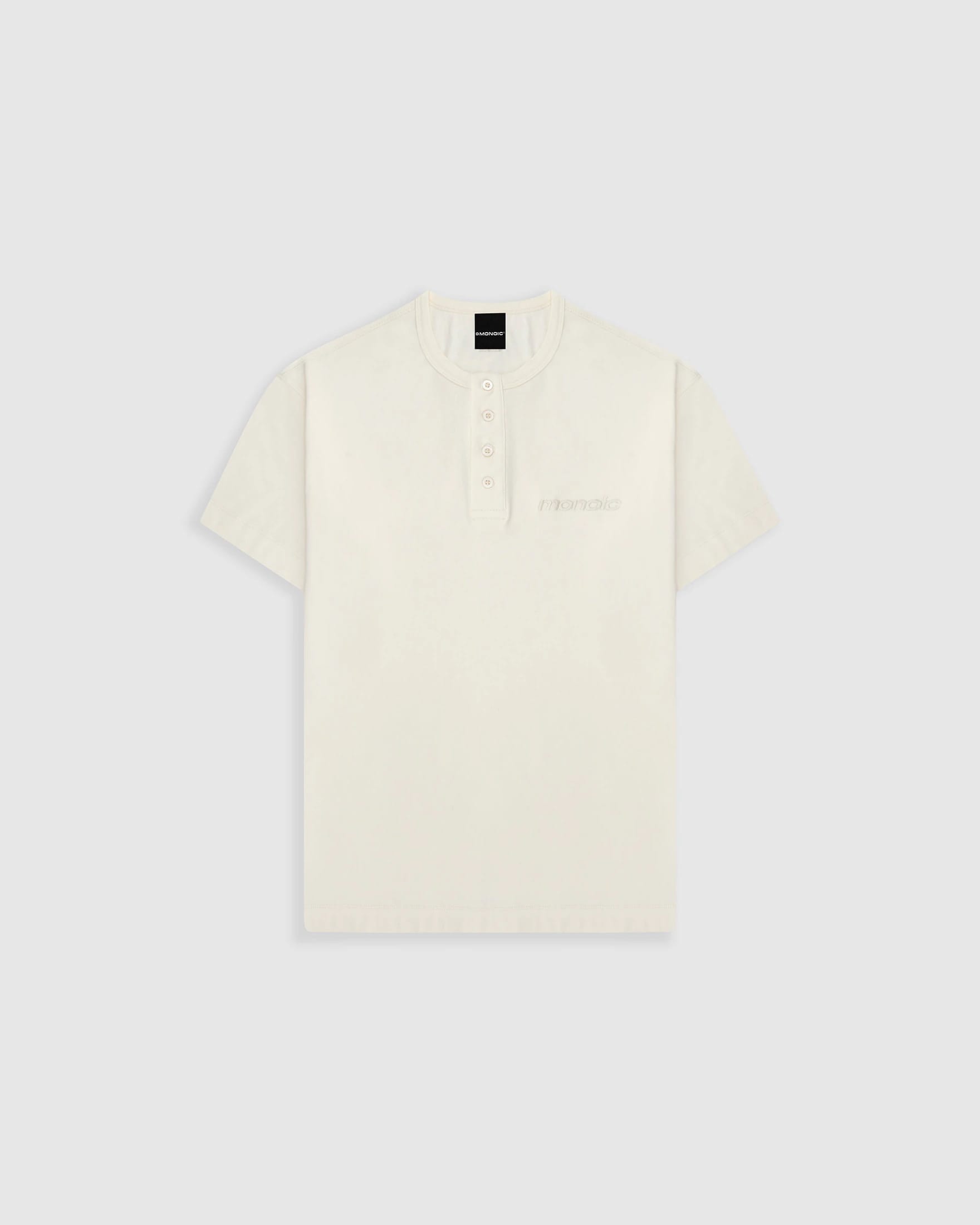 Camiseta Henley – Off White - imagen 1