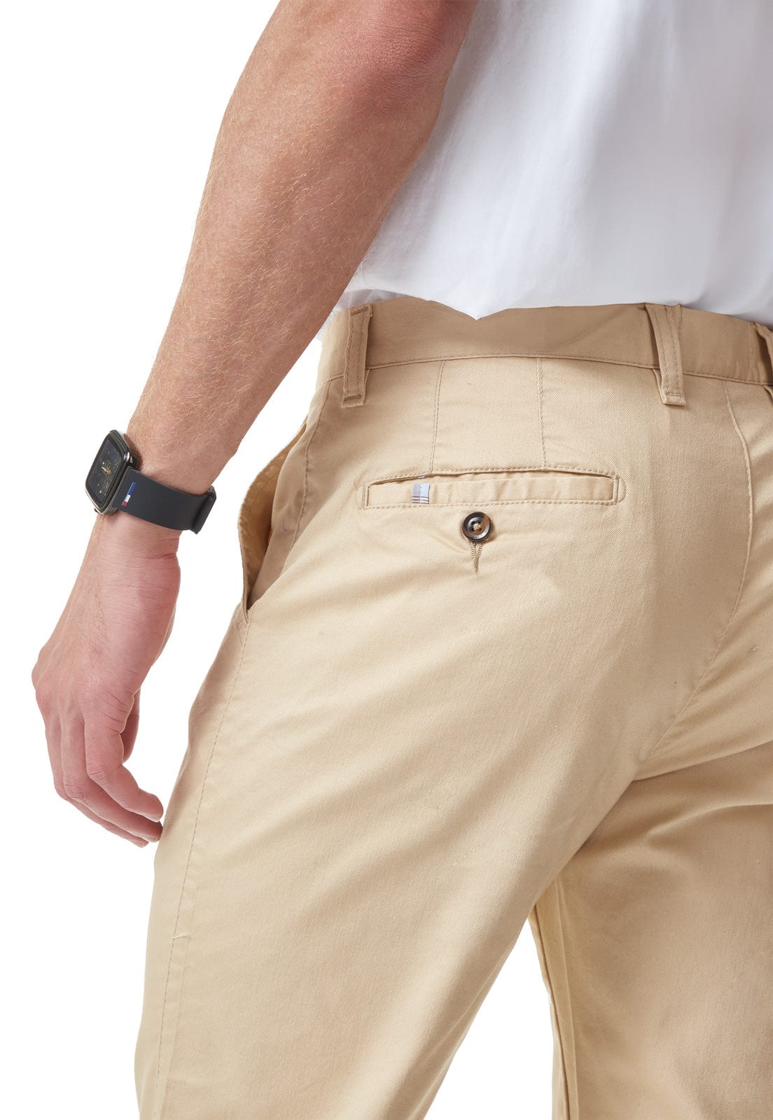Pantalón dril beige claro - imagen 5