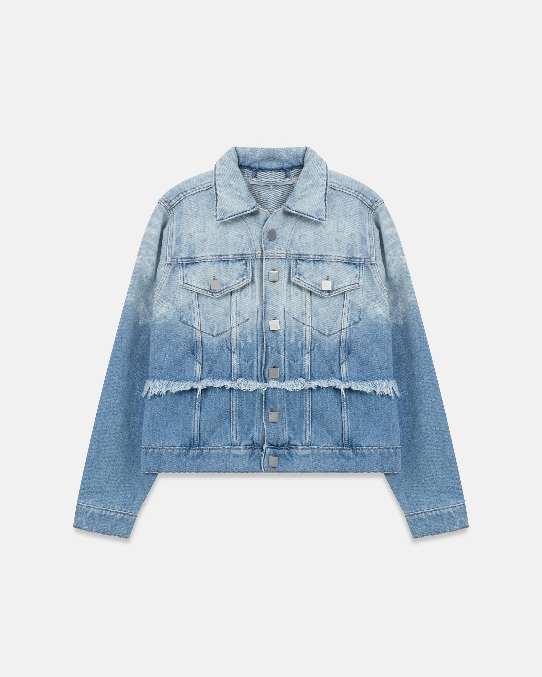 Holy State UNDRGLD Double Destroyed Jacket Blue - imagen 3
