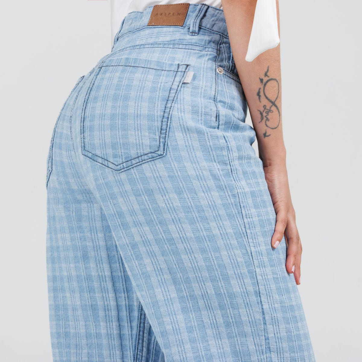 Jean wide Leg Ax-3125 Rigido - imagen 4