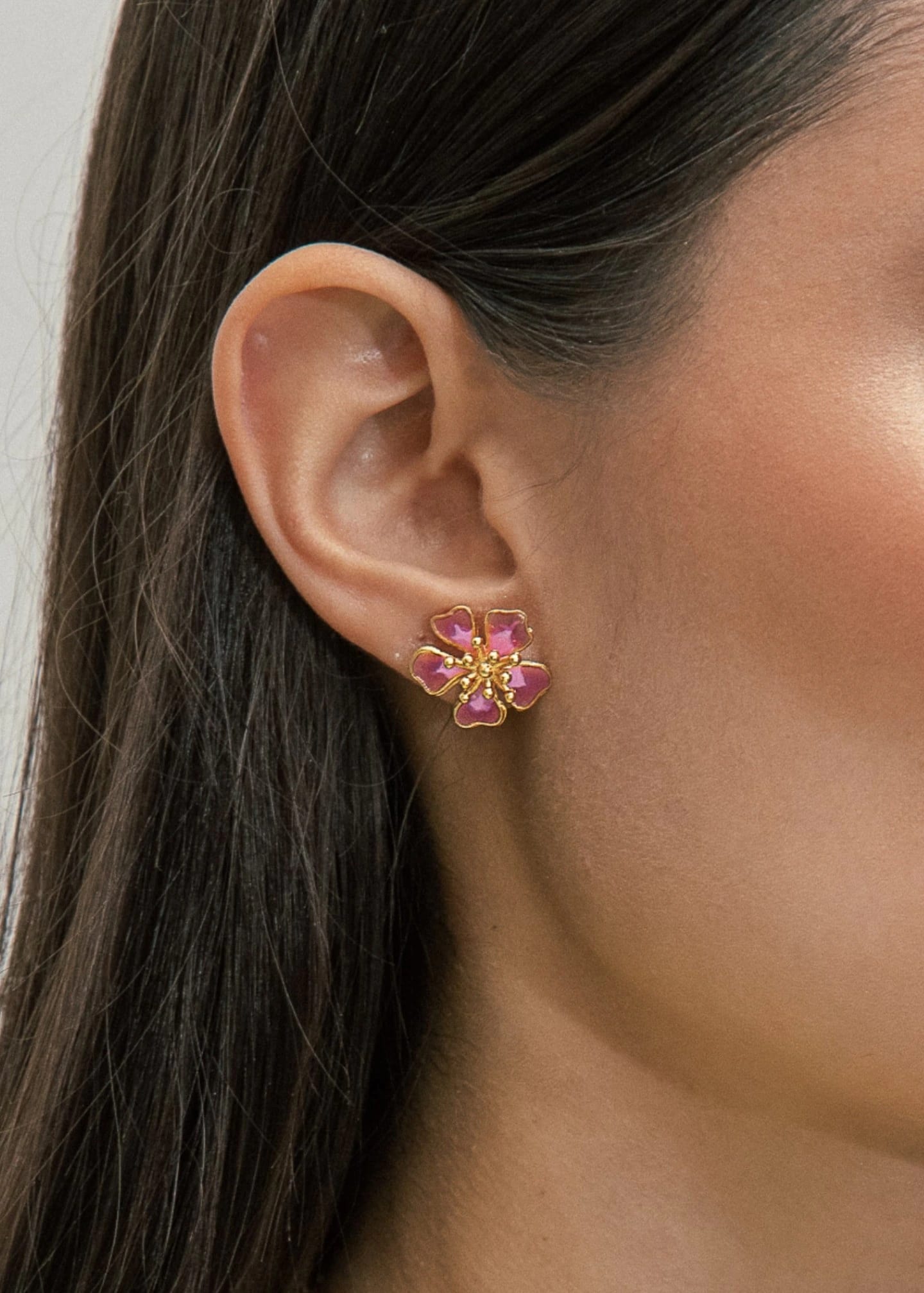 Aretes Aurora mini Ultravioleta - imagen 2