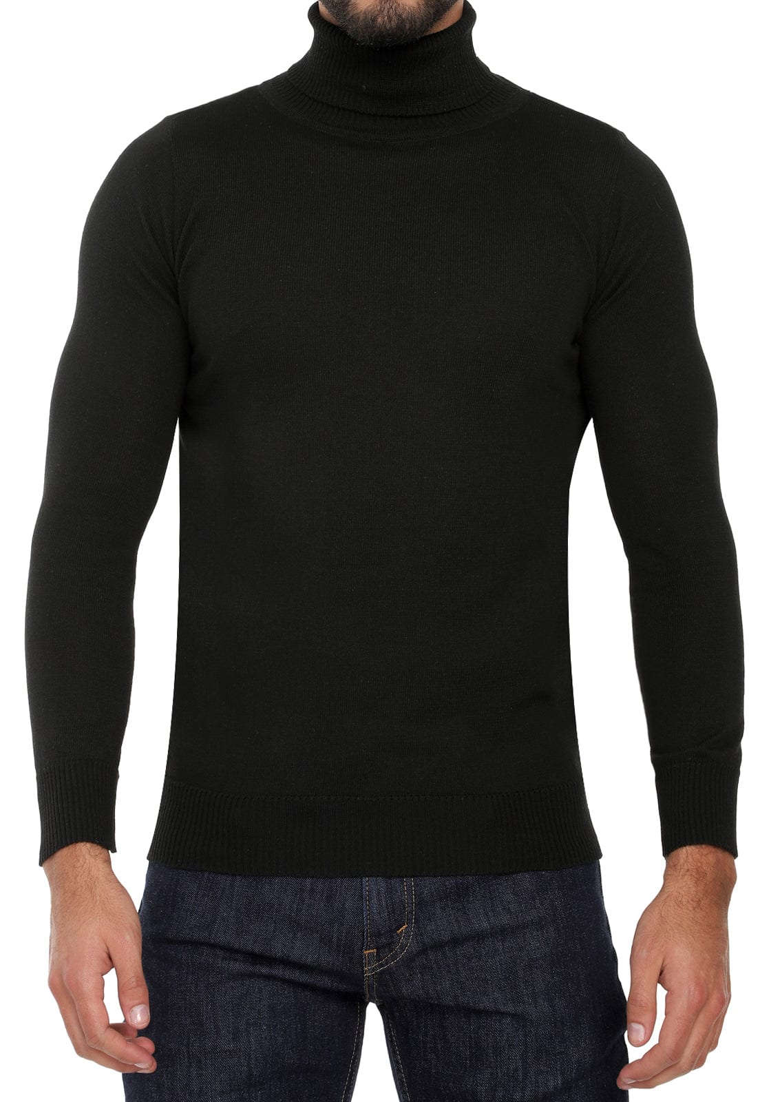 Buzo cuello tortuga negro - imagen 3