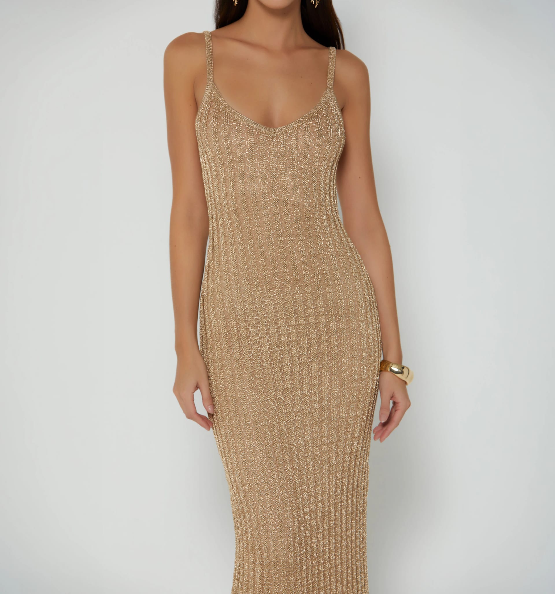 Vestido para mujer de tejido abierto - imagen 8