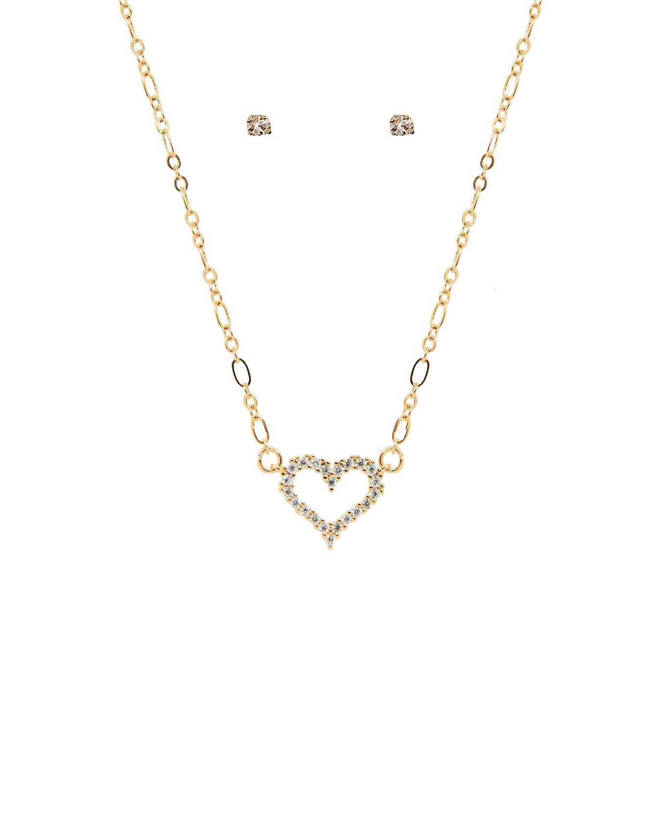 Collar Corazón Cristal - imagen 1