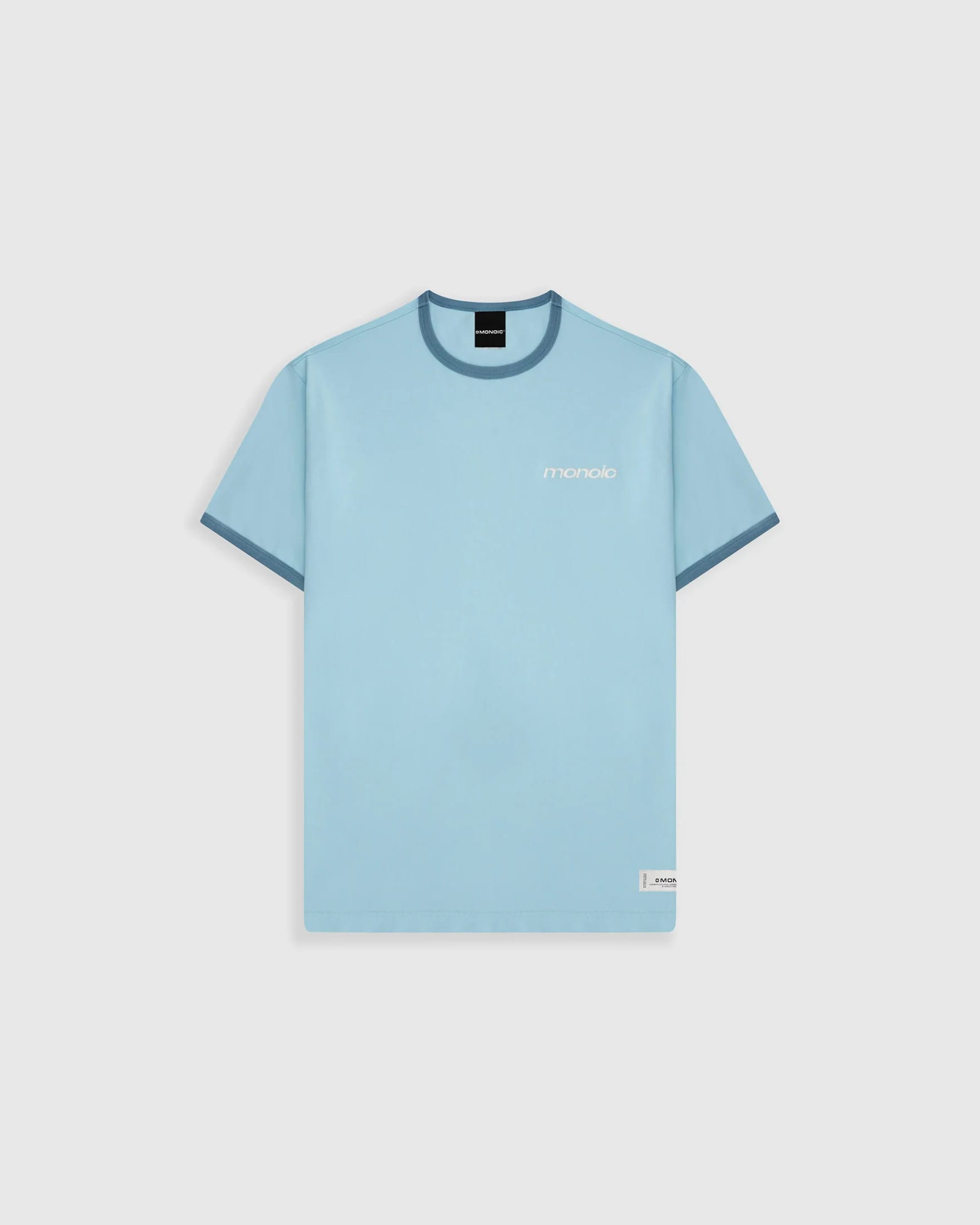 Camiseta Ringer Tee – Azul Cielo - imagen 3