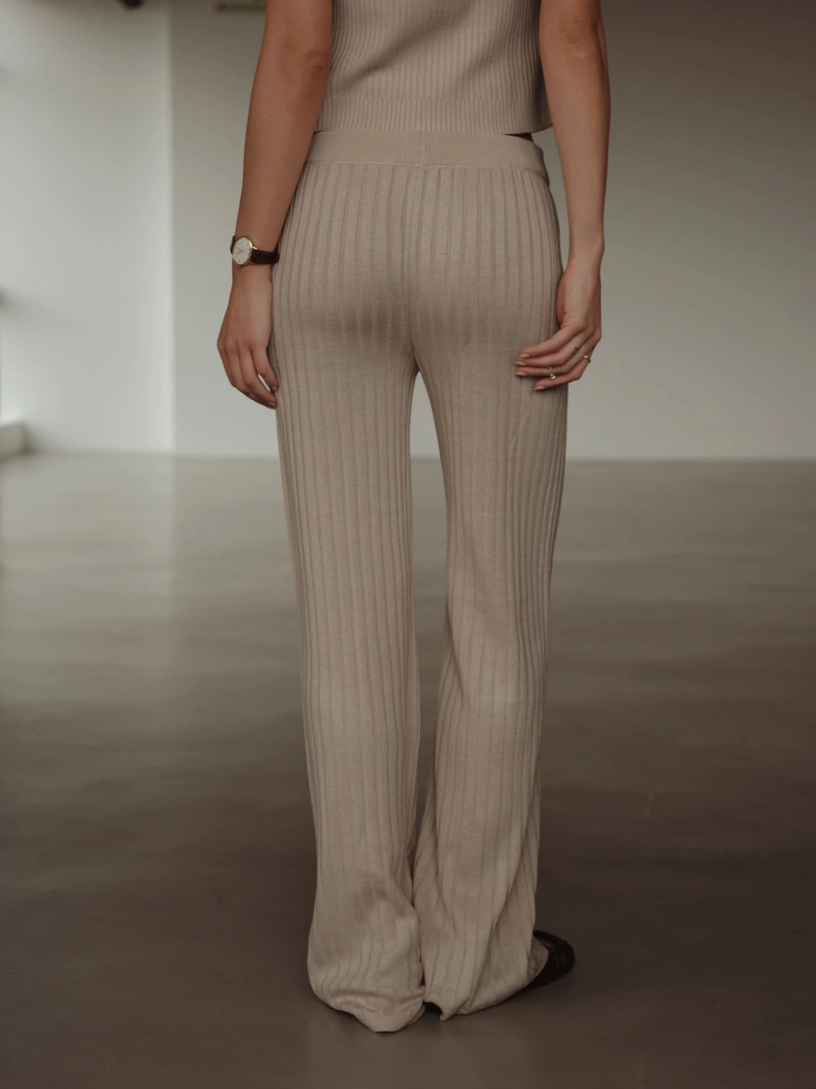 SAUNA KNIT PANTS - NATURAL - imagen 2