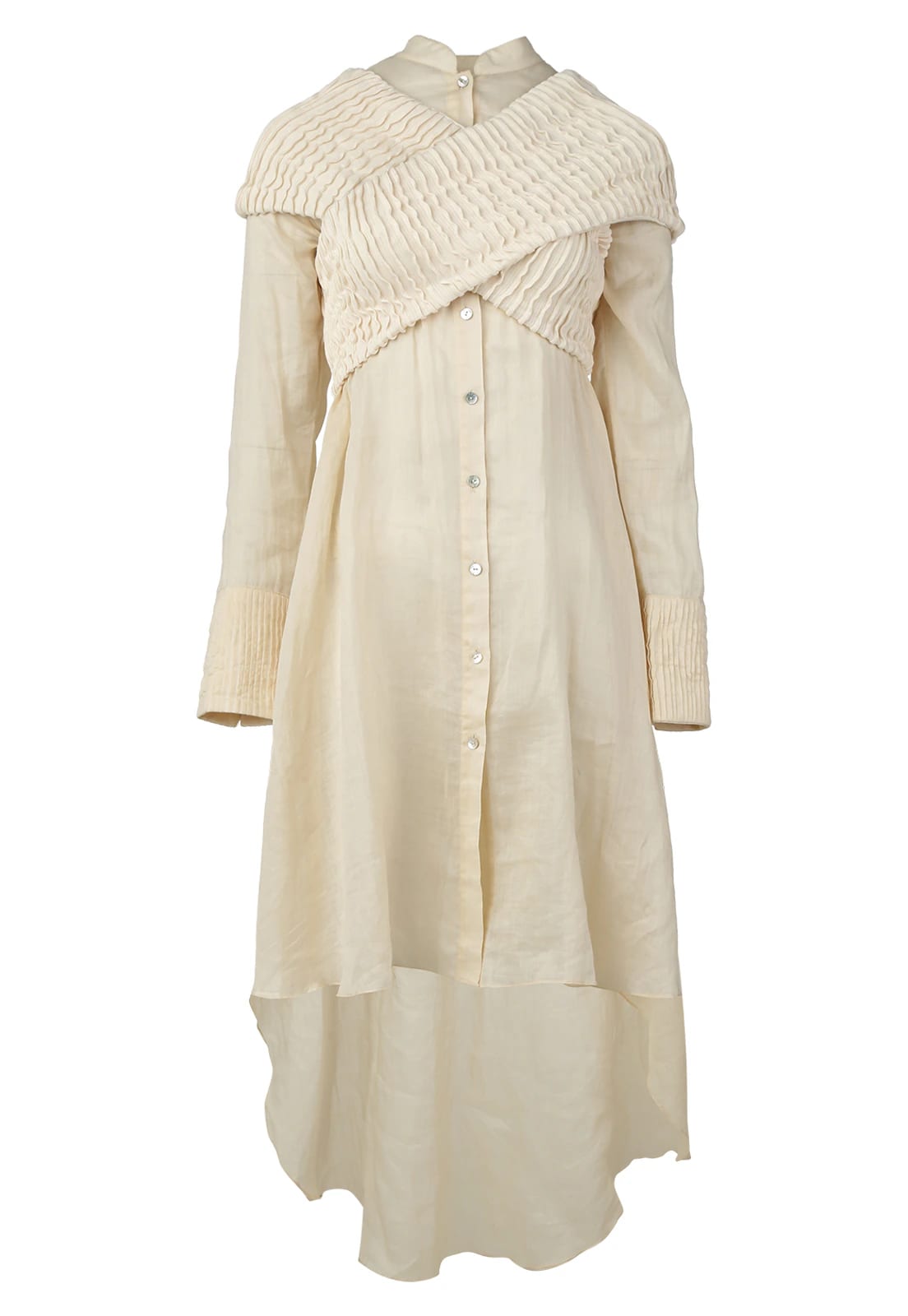 FURROWS SHIRT DRESS TOP - imagen 10