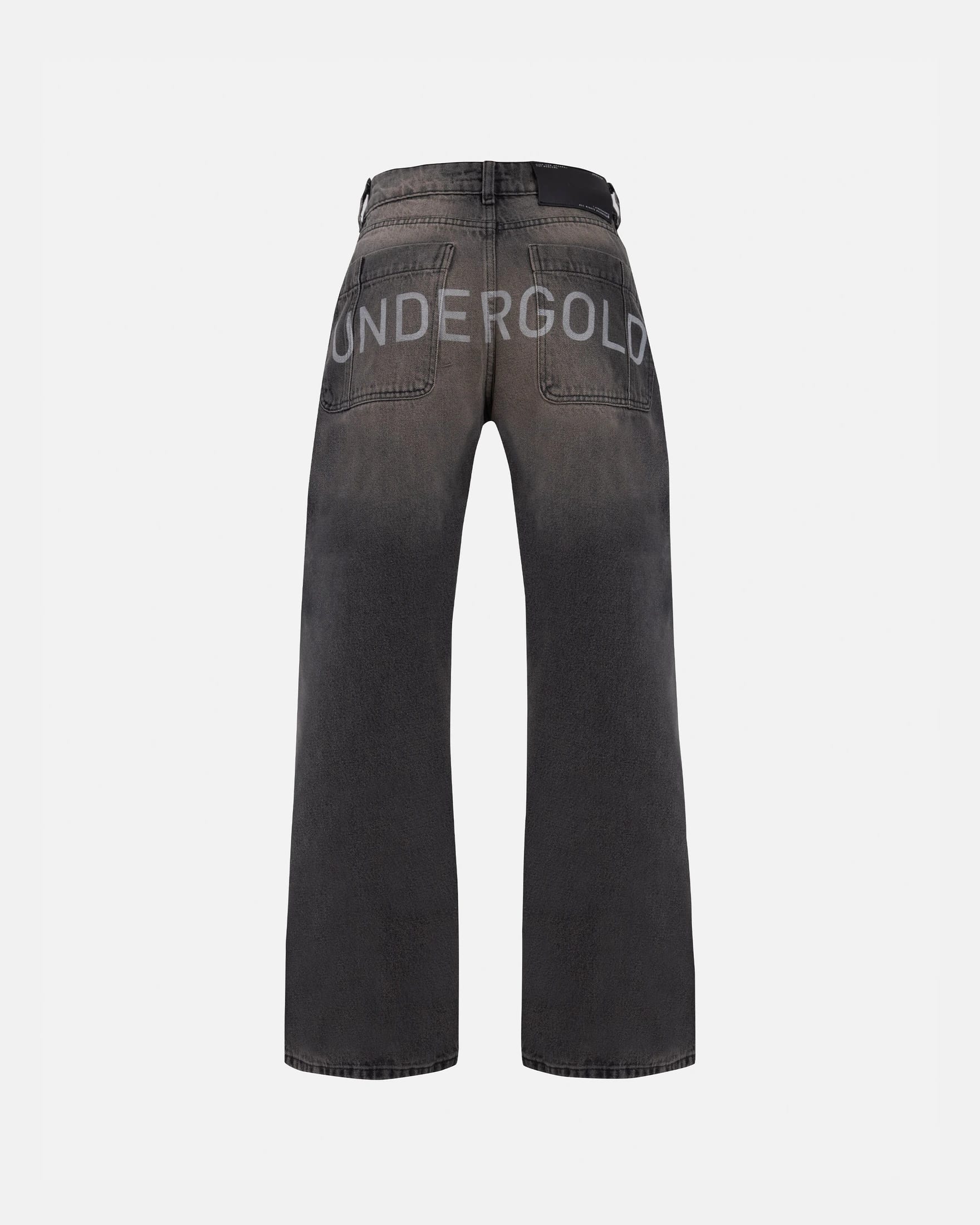 W Basics Undergold Wide Jean Dirty Black - imagen 1