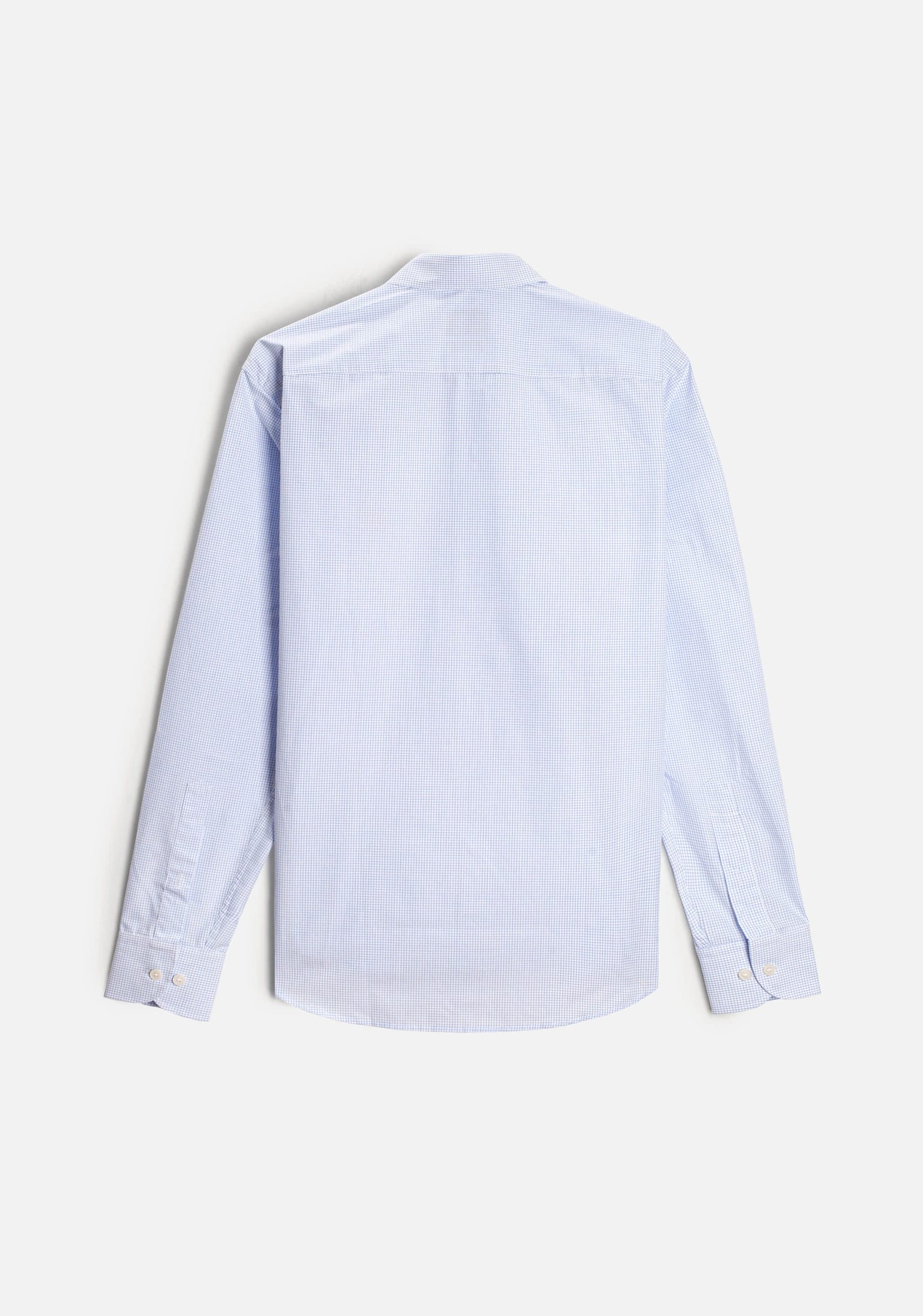 Camisa H CBD Cuadros Peq. L-Fuc Azul Claro - imagen 4