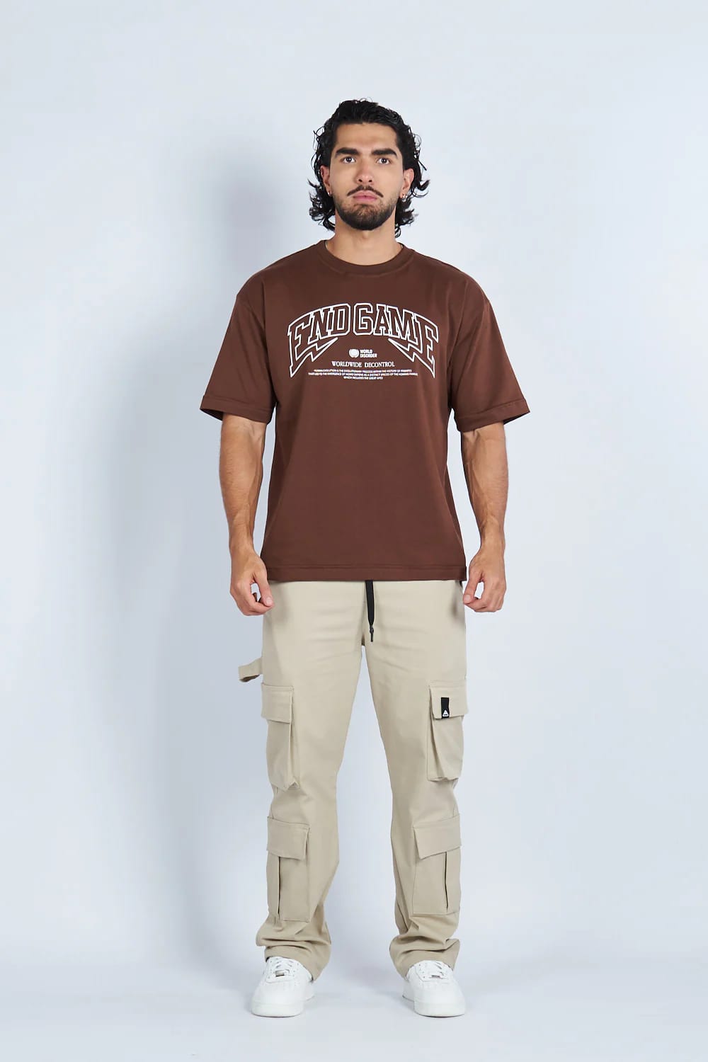 Jogger cargo 8 bolsillos bota recta CAQUI | DROP 3 | - imagen 2