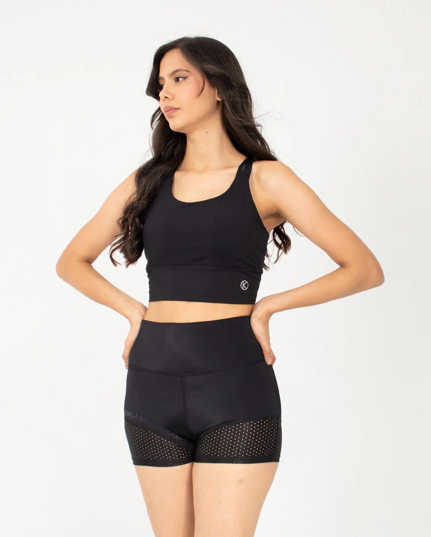 Biker Deportivo Con Detalle en Malla - imagen 2