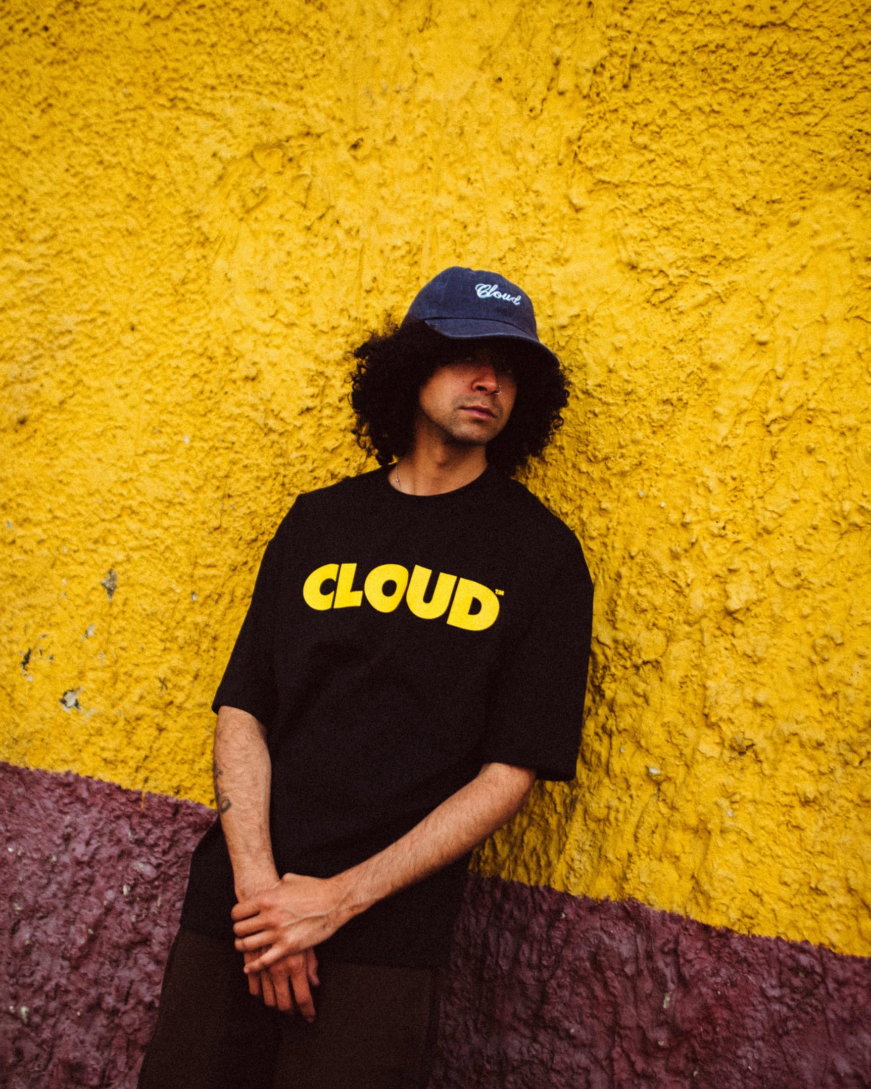 Camiseta BLOCK amarillo sobre negro - imagen 3