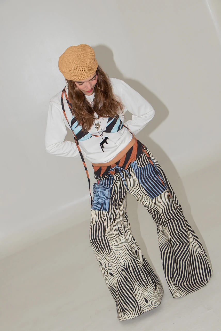 Zebra Palazzo Pants - imagen 2
