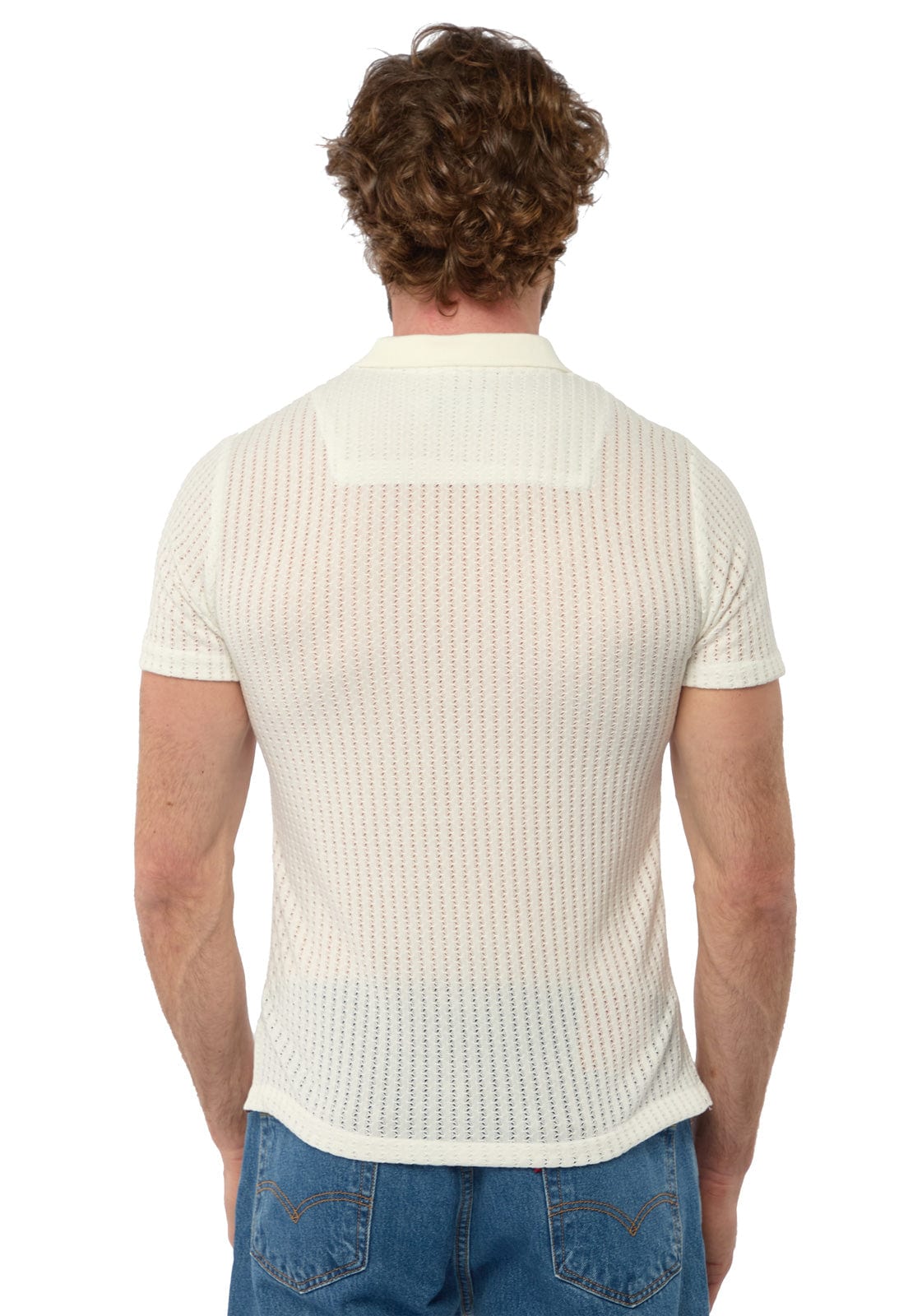 Polo tejida blanca - imagen 2
