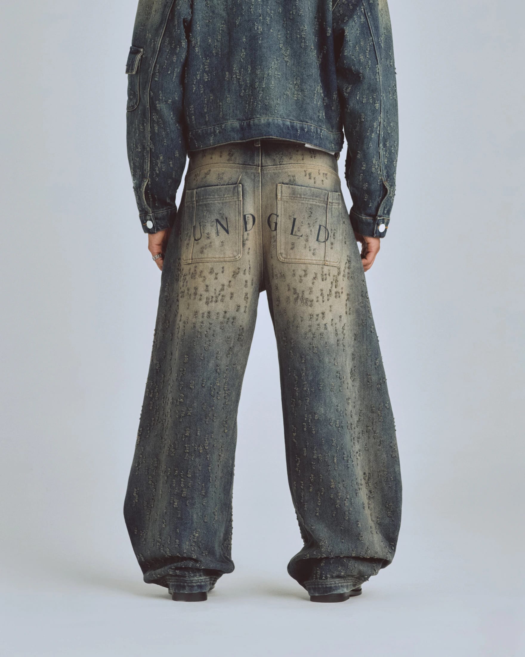 Agnus Dei U Ripped Barrel Jean Dirty Blue - imagen 6