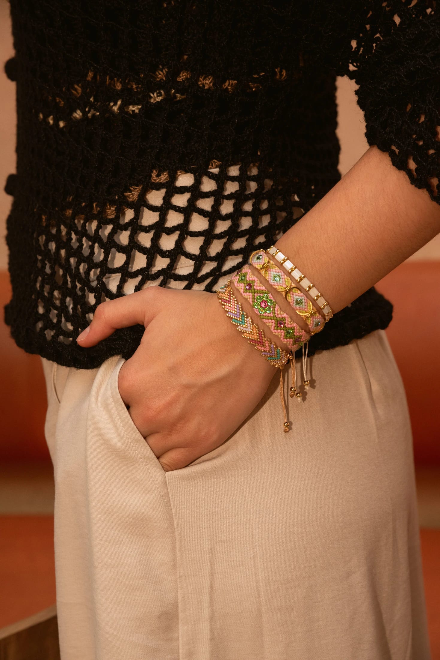 Free Spirit Bracelet with Rings - Limon - imagen 3