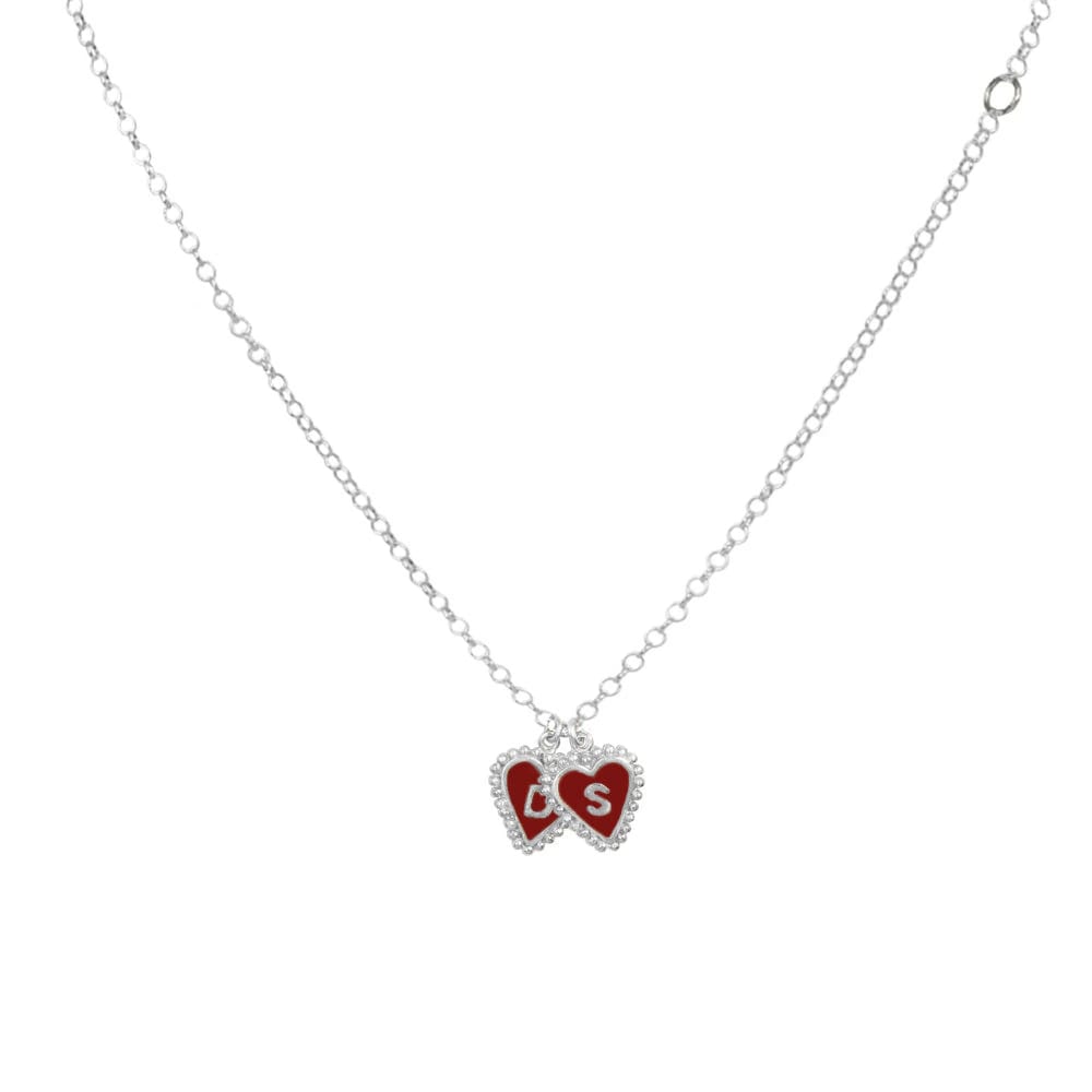 PreOrder Cadena 2 Letras Heart Plata - imagen 5