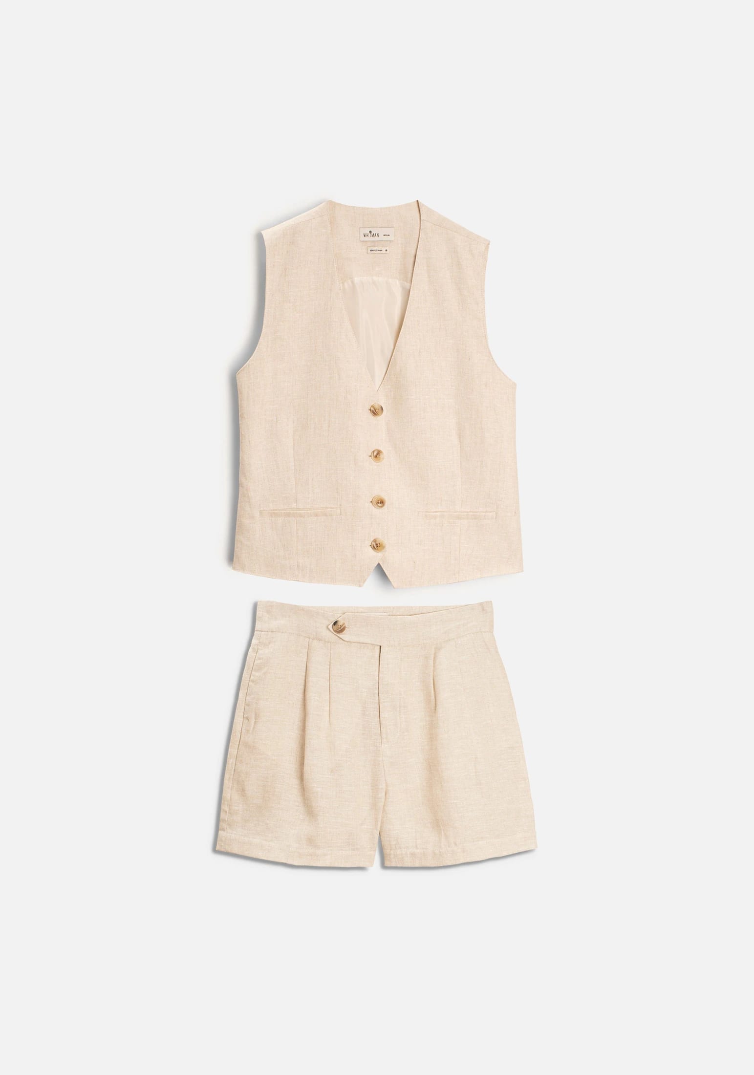 Short M Mistral Lino Avena - imagen 2