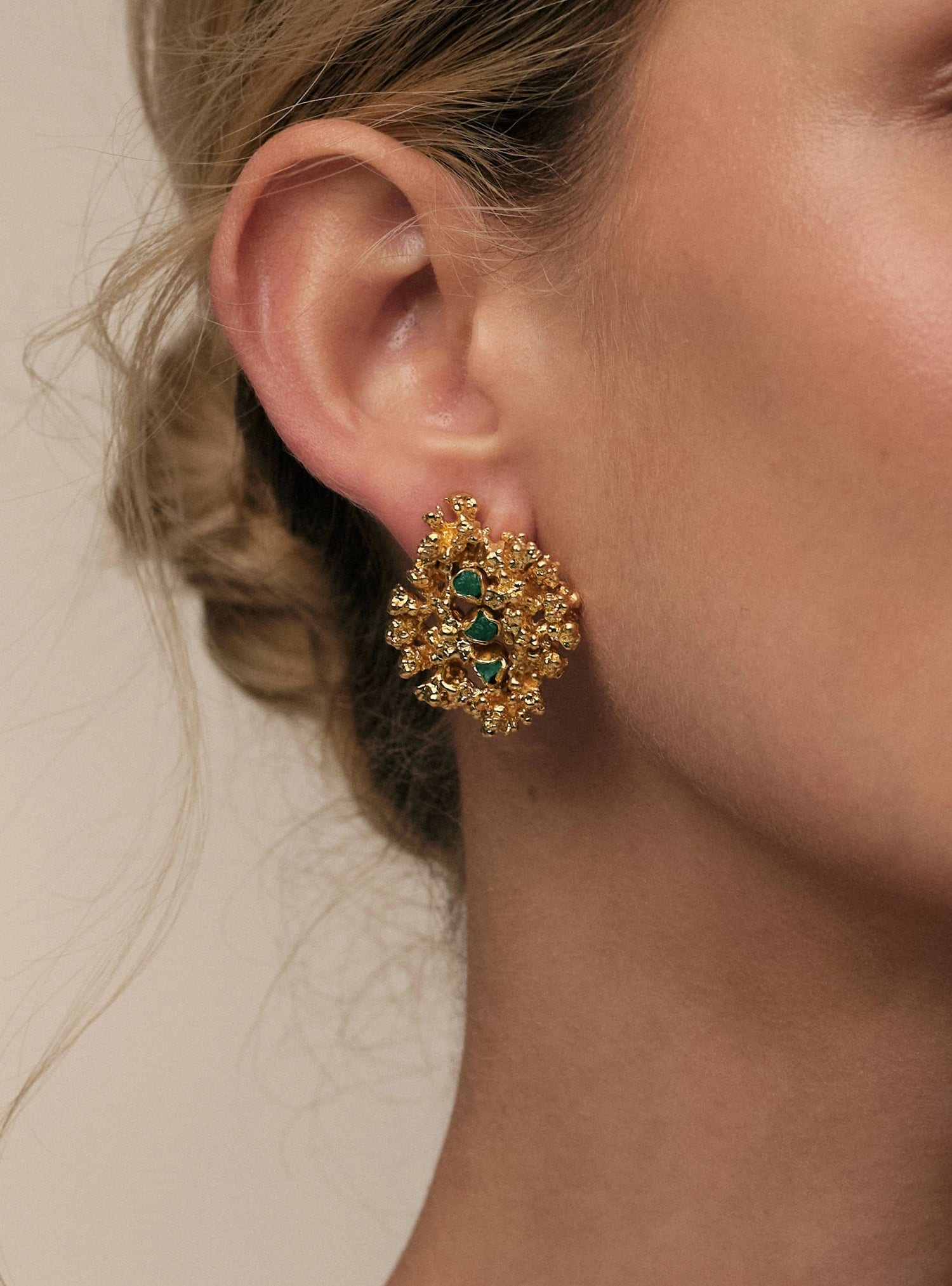 Halo 3 Emerald Earrings - imagen 2