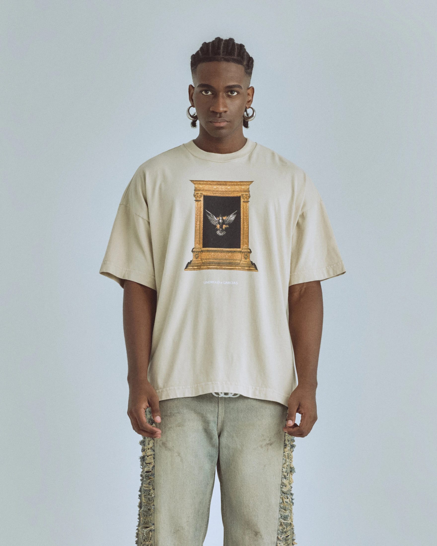 Santa Unión Holy Ghost Tshirt Cream - imagen 2