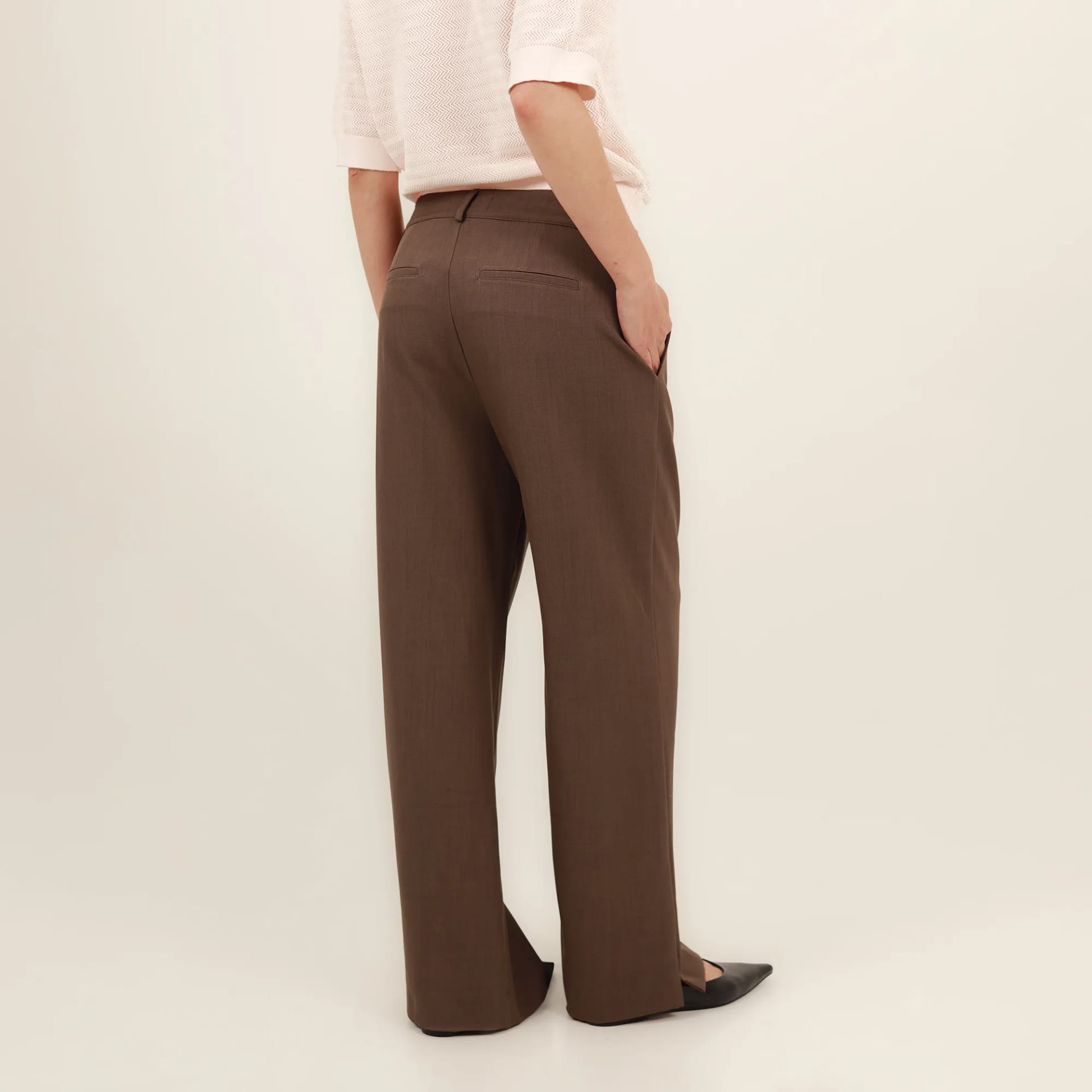 Pantalon Tiro Alto Bota Recta - imagen 6