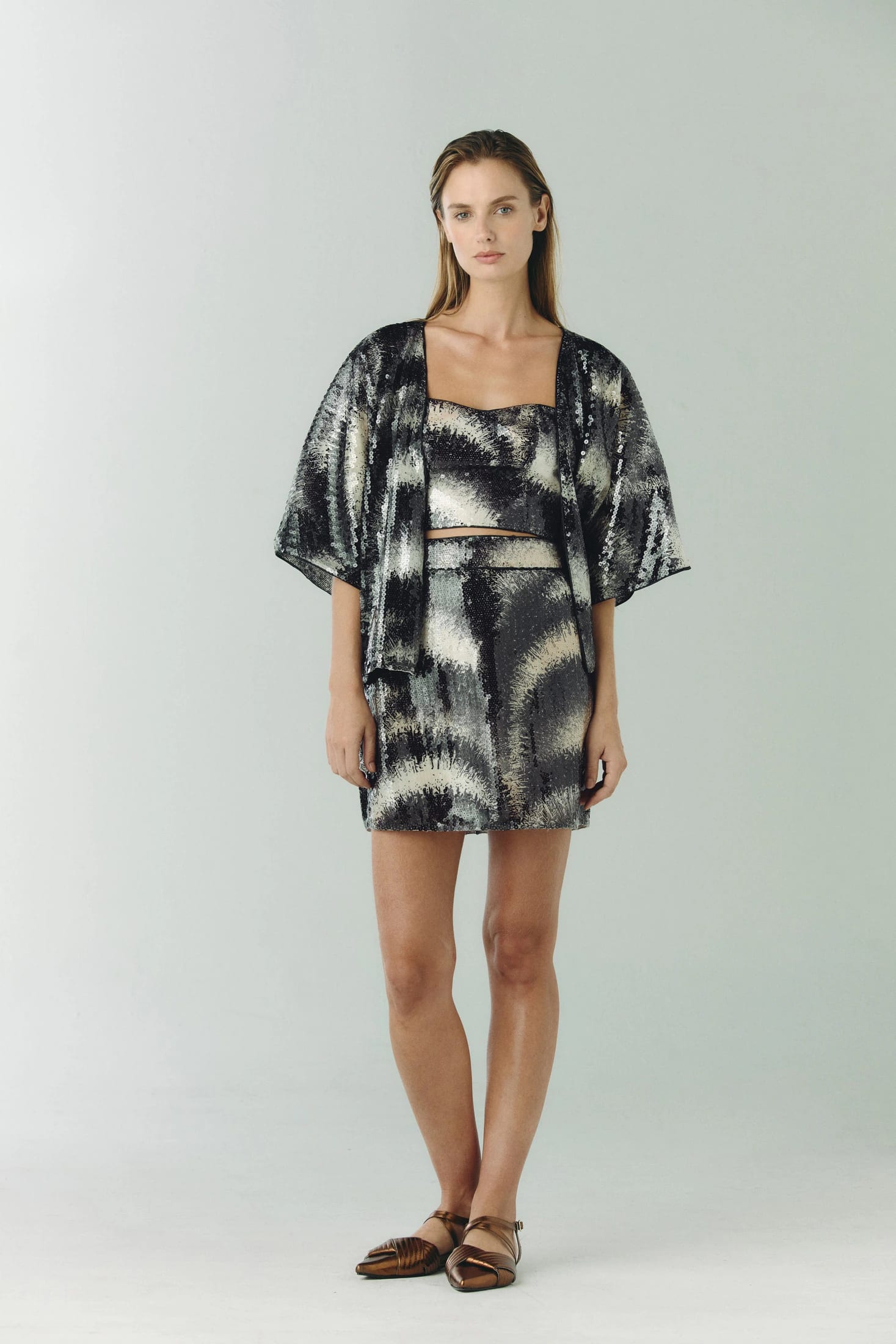Baracoa Sequins Crop Top / Black - imagen 4