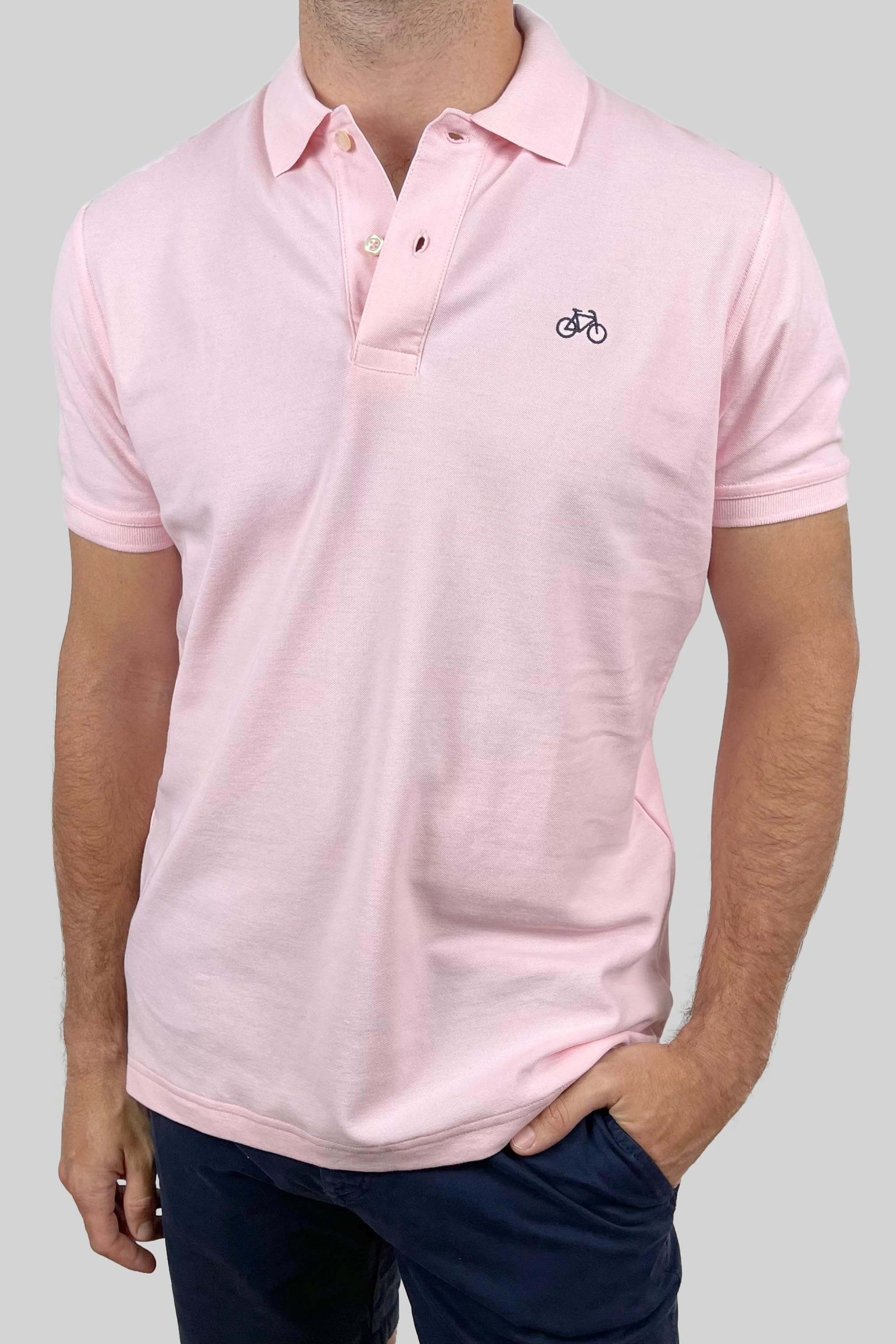 POLO MANGA CORTA BABY PINK - imagen 1