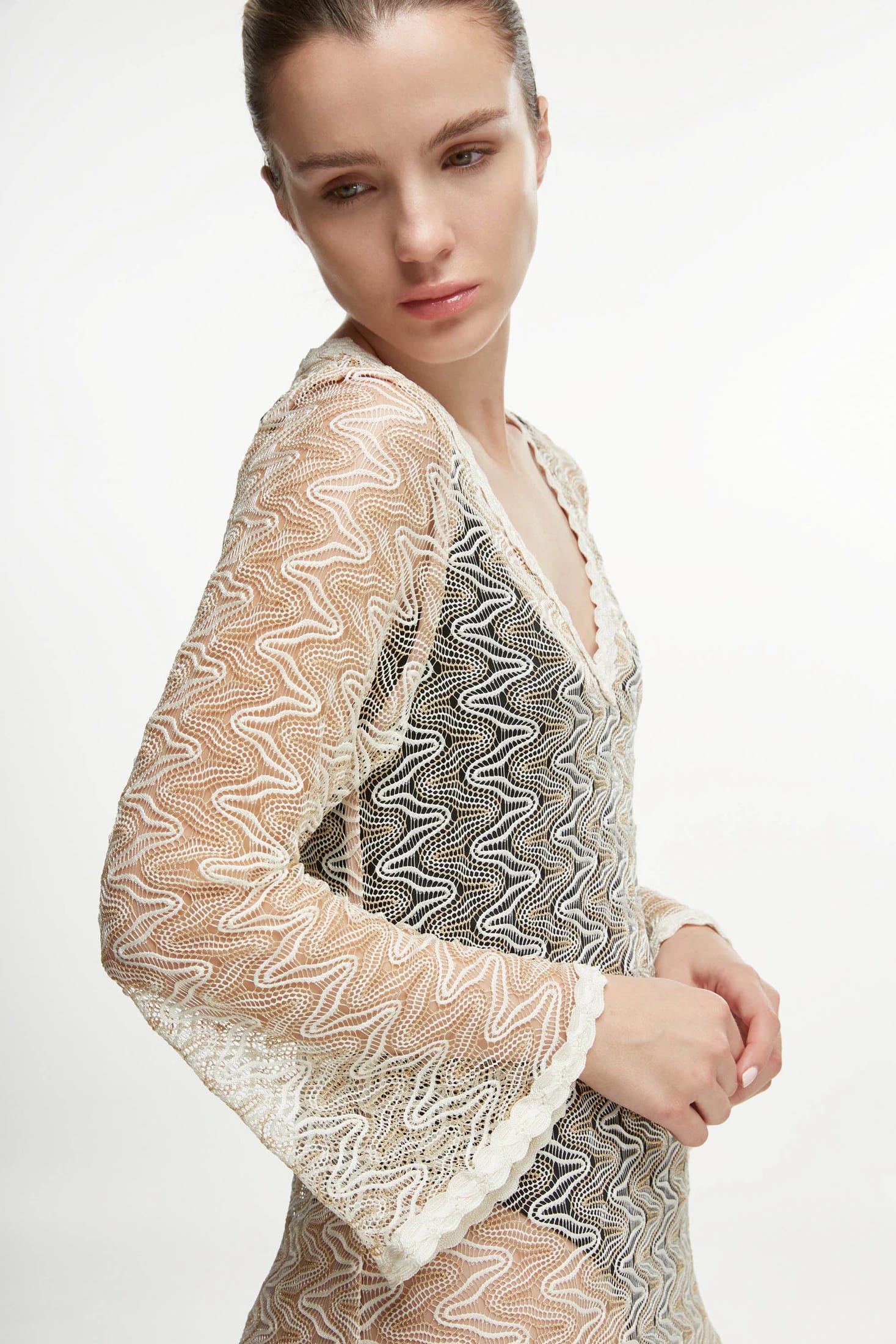 ESTELA MINI DRESS GOLD - imagen 2