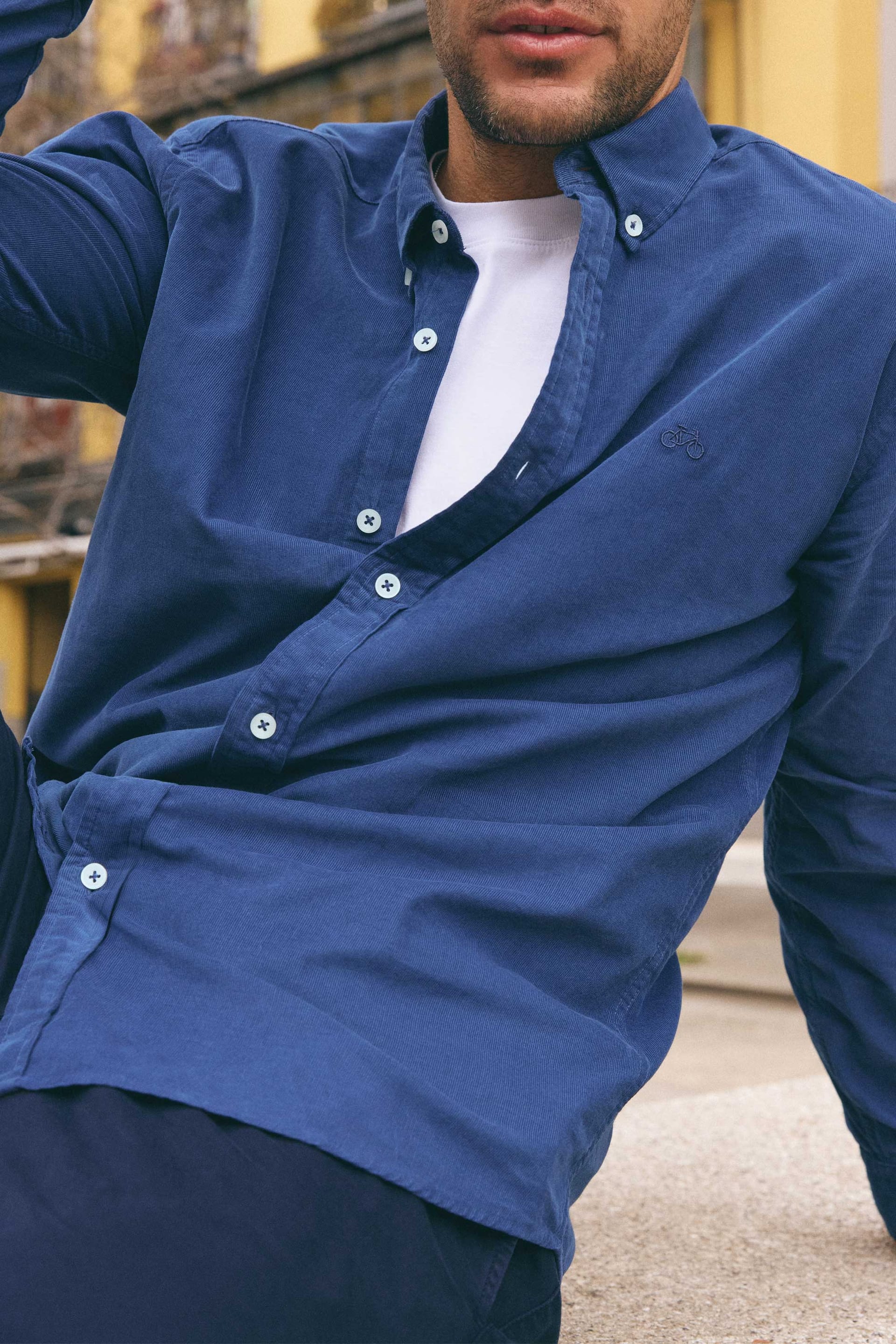 CAMISA PANA AZUL - imagen 1