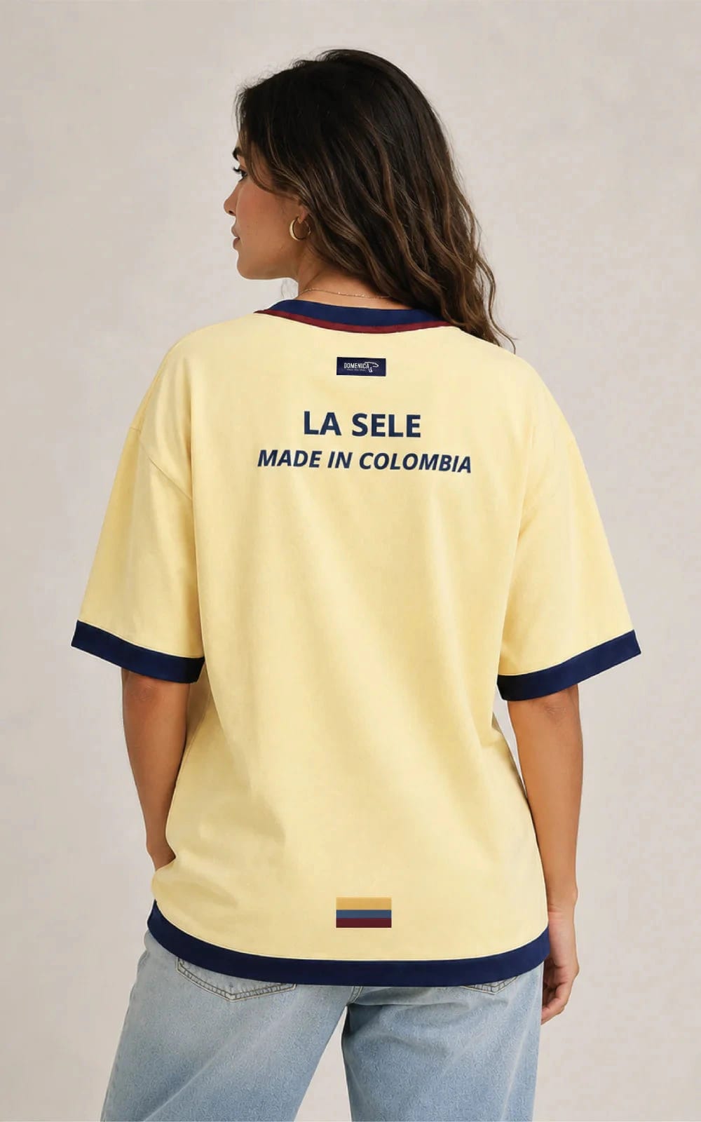 TSHIRT COLOMBIA AMARILLA - UNISEX - imagen 2